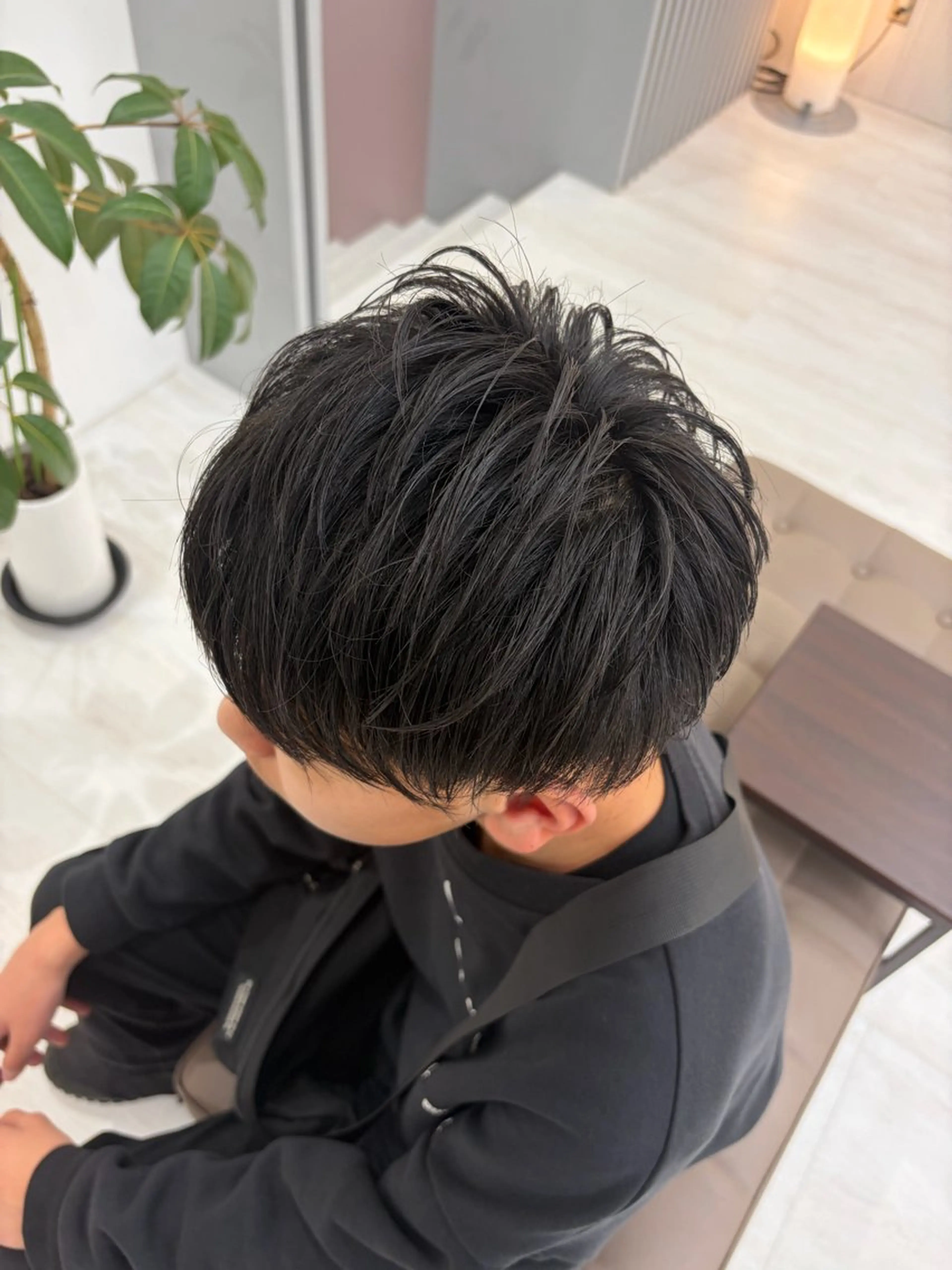 ショート メンズ 平日カットモデル 高岡/山崎開世のヘアスタイル