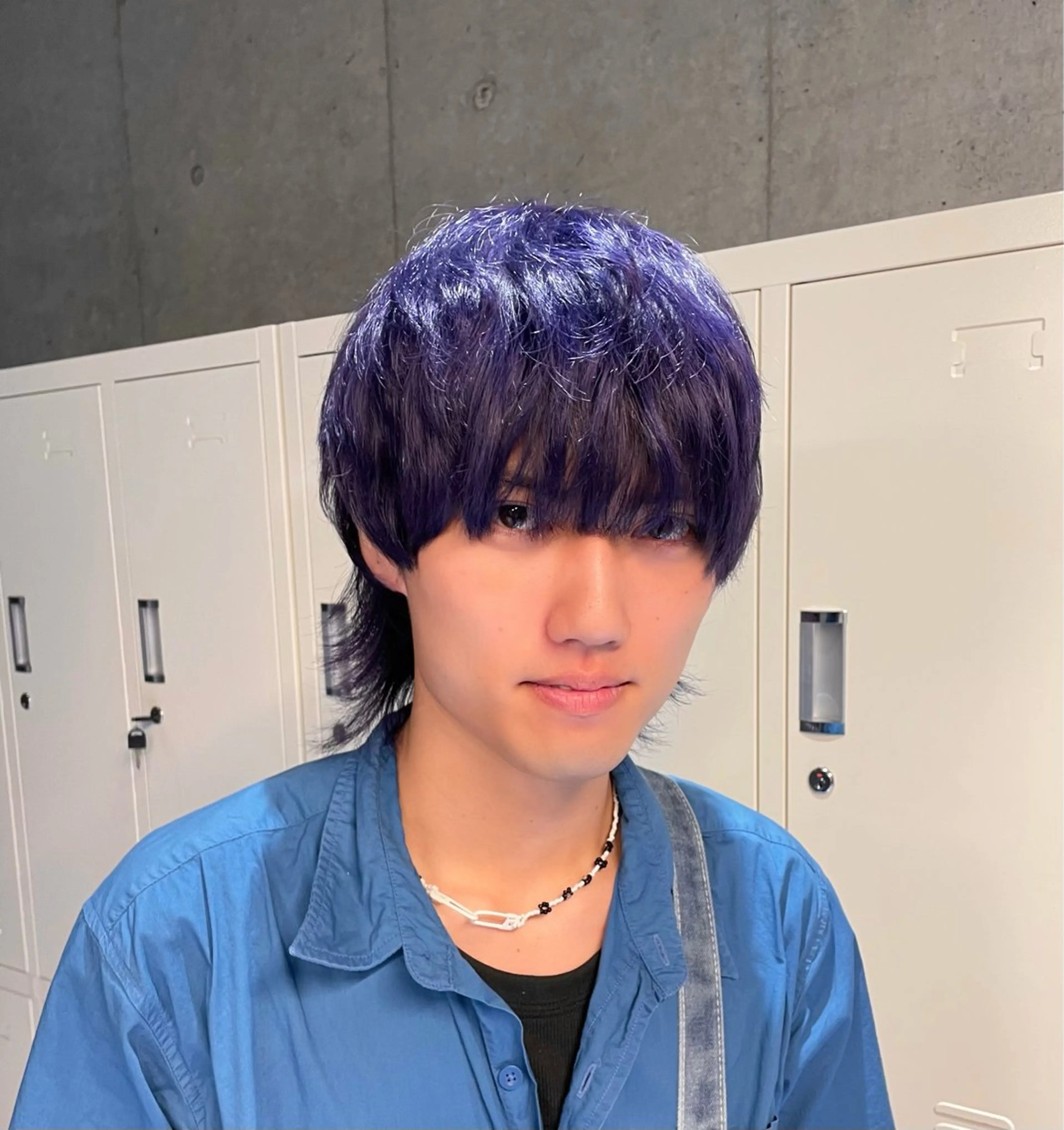 ショート カラー メンズ ヘアカラー トリートメント ʜᴀʀᴜᴋᴀ♱メンズ ウルフ/ブリーチのヘアスタイル