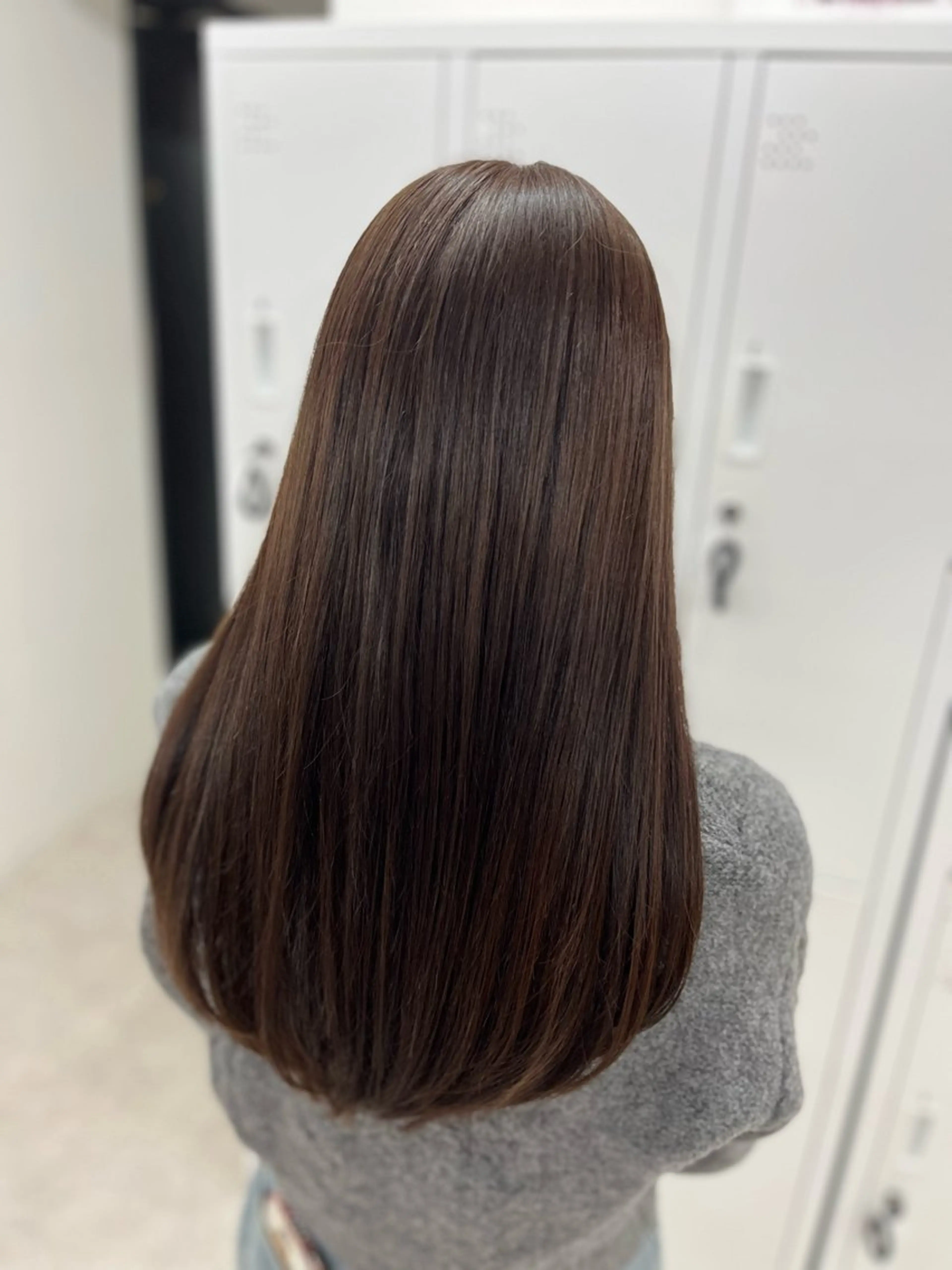 ロング カラー ブラウンカラー マロンブラウン カット ヘアカラー トリートメント 🫧ぷる艶カラー🫧 Yuubi🦩のヘアスタイル