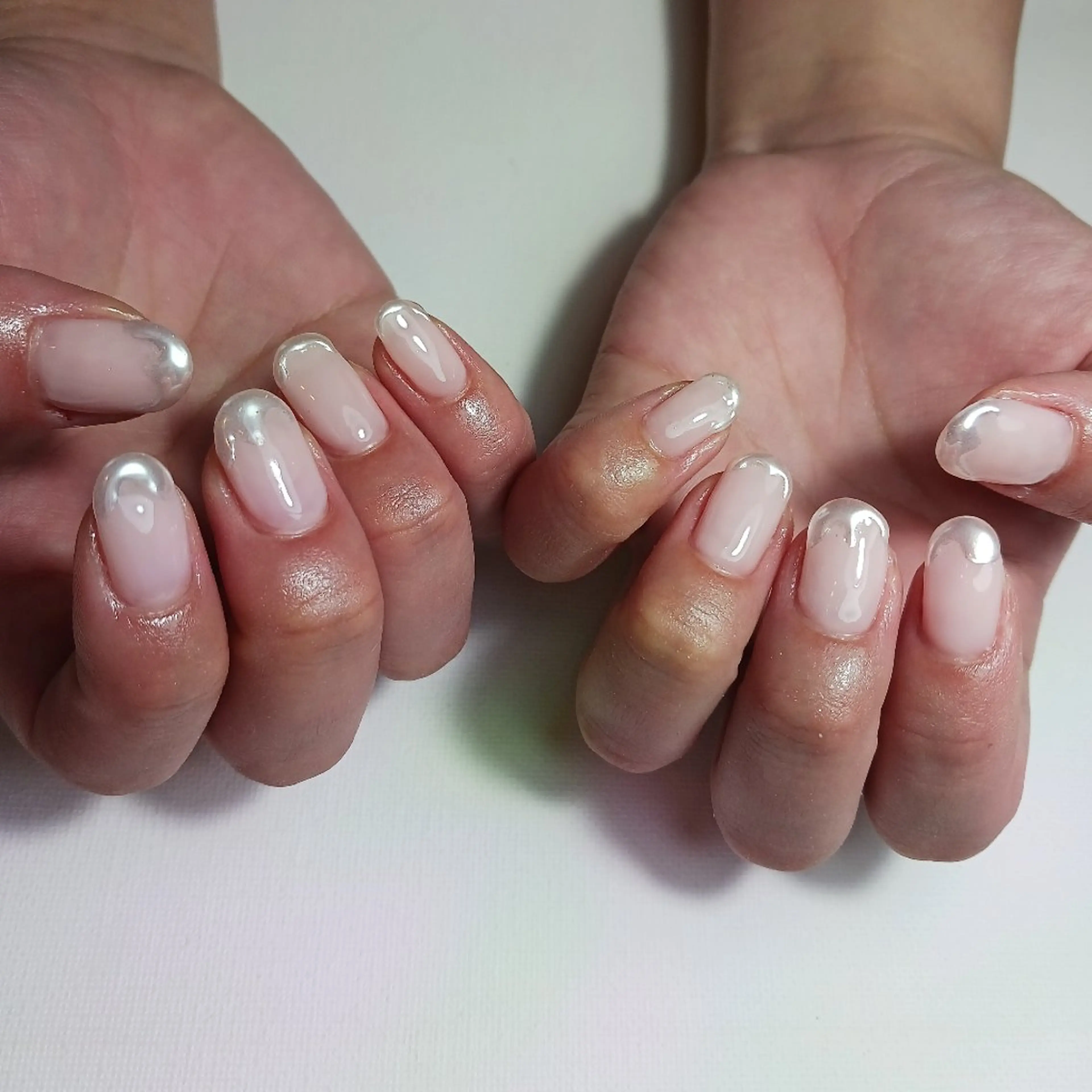 ネイル フレンチネイル ジェルネイル 持ち込み ショートネイル ハンドネイル owlnail /持込みデザイン専門のネイルデザイン