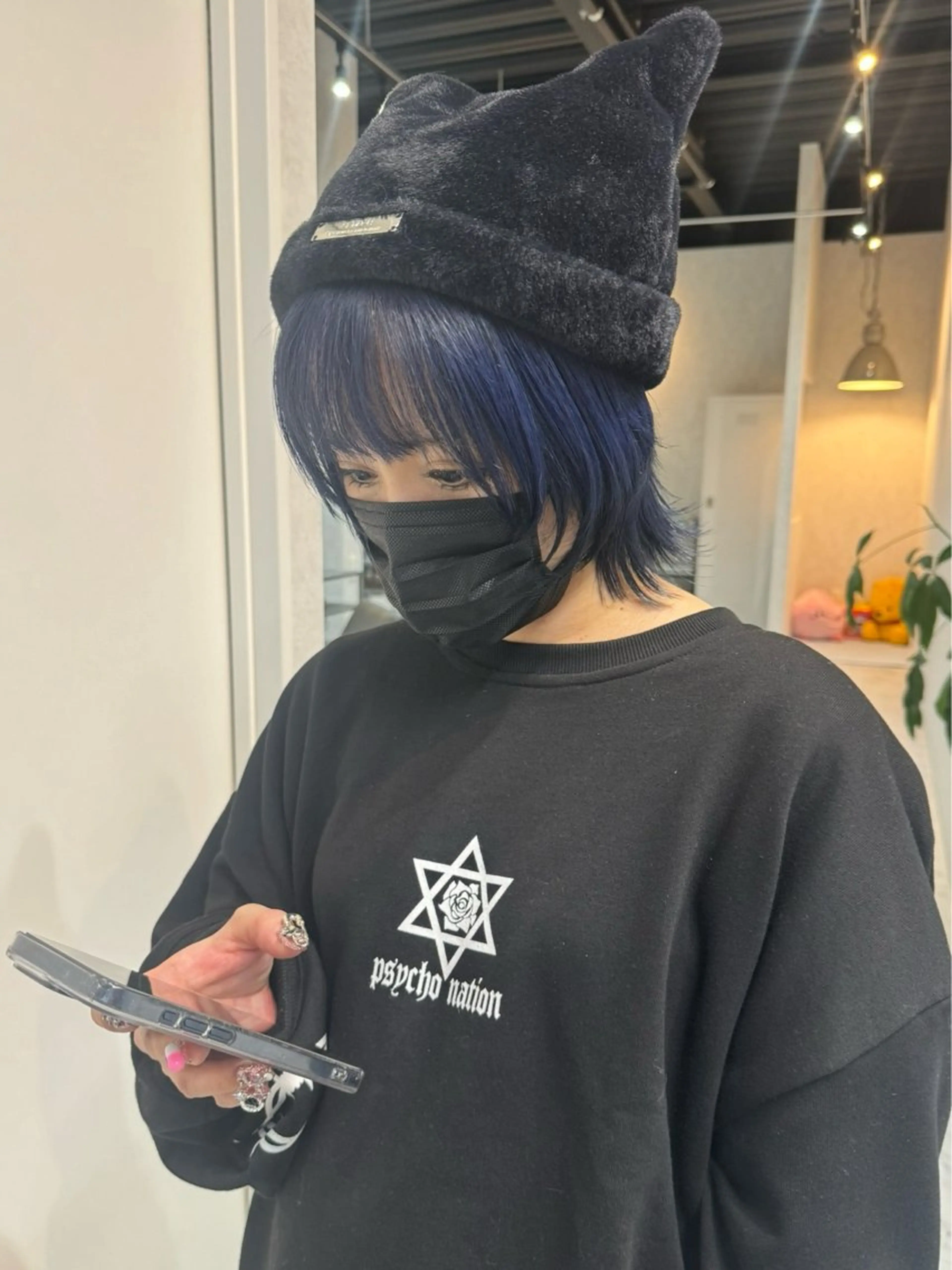 ショート カラー ヘアアレンジ ショートボブ バレイヤージュ ブリーチ デザインカラー ダブルカラー カット ヘアカラー トリートメント アンドウ ユウ/ レイヤーカット/韓国のヘアスタイル