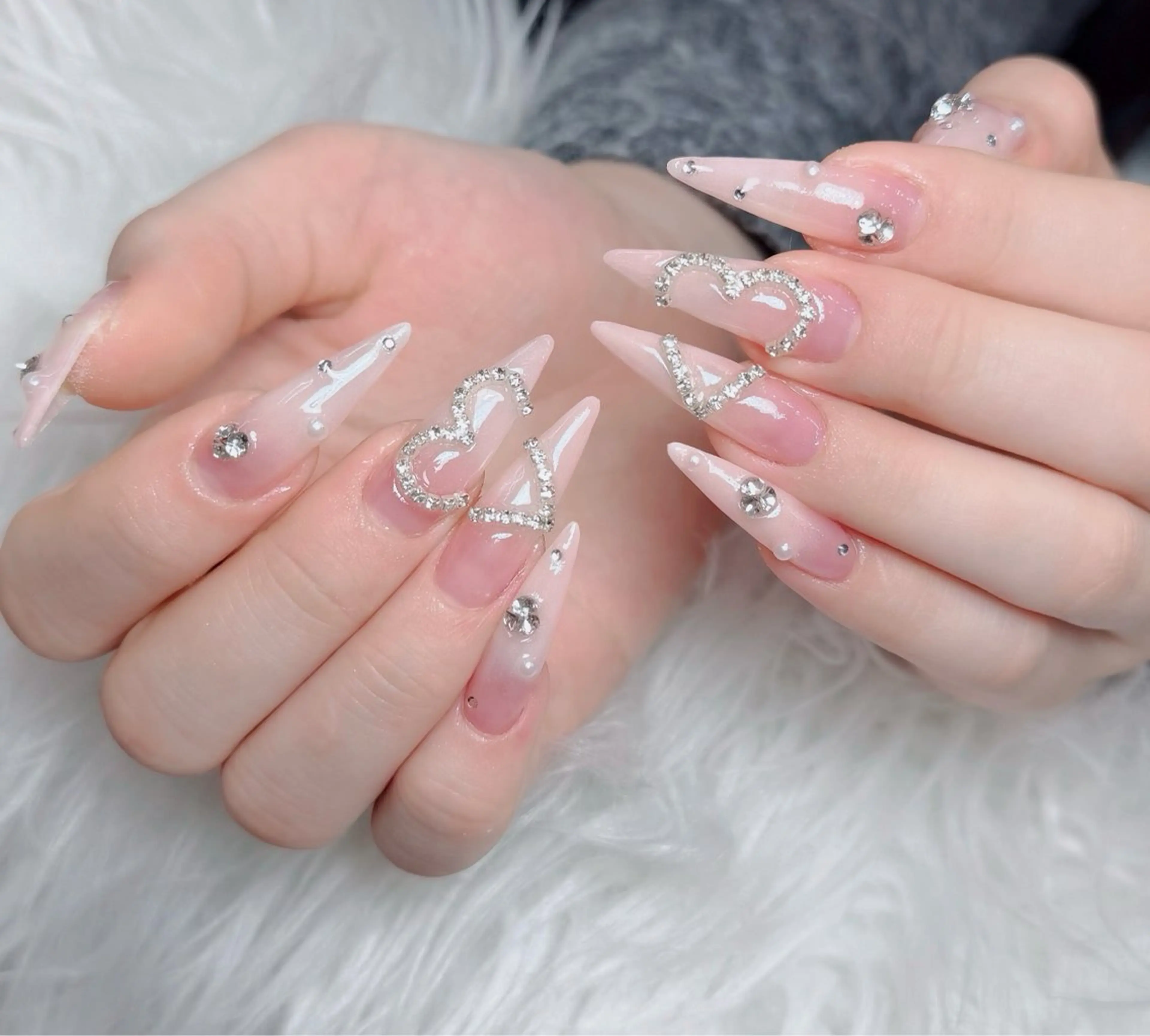 ネイル アートネイル 韓国ネイル 持ち込み ワンホンネイル ハンドネイル Lenie Nail Salonのネイルデザイン
