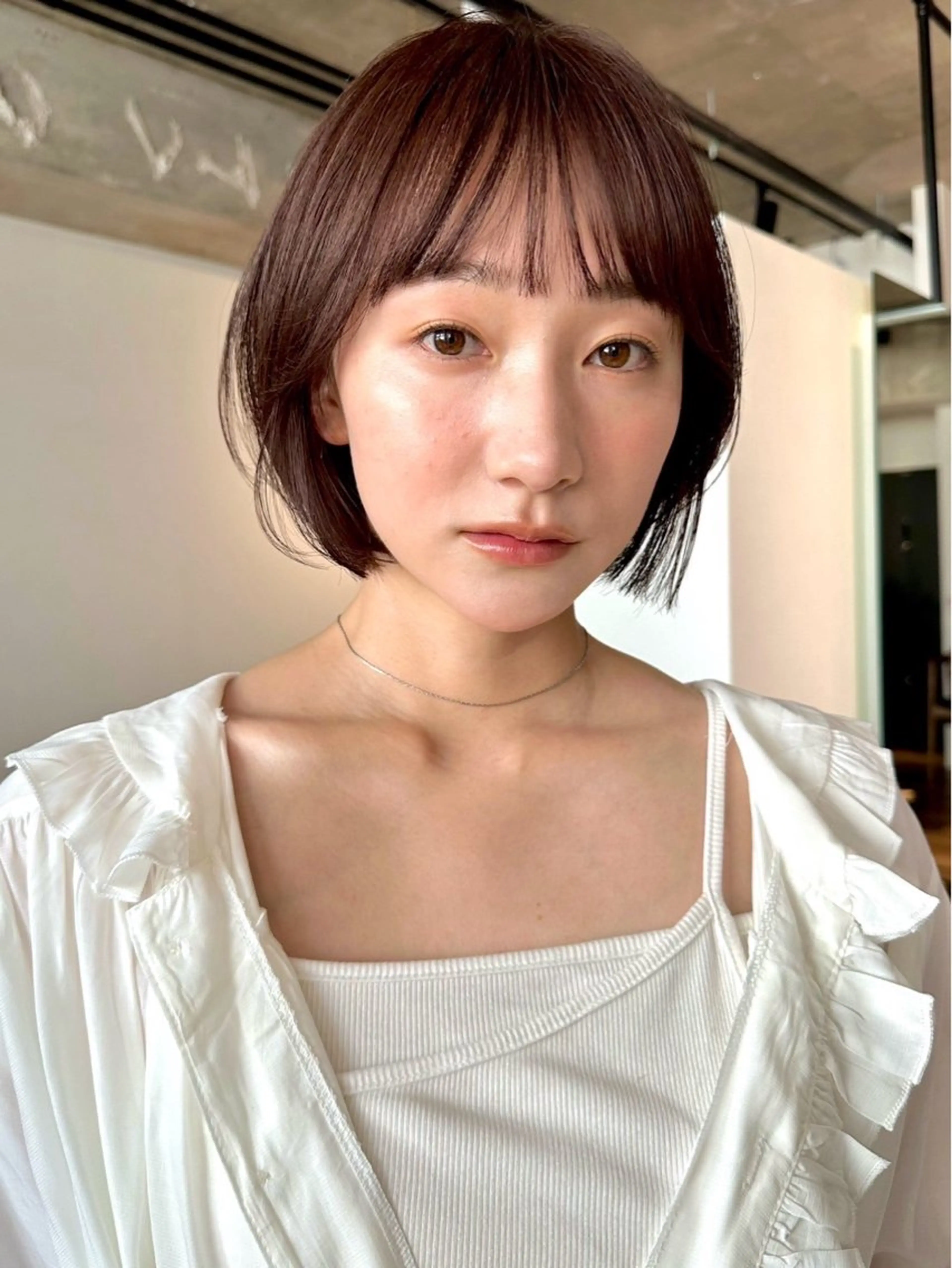 ショート カラー パーマ 💍🧸カラーモデル 募集中🧸💍のヘアスタイル