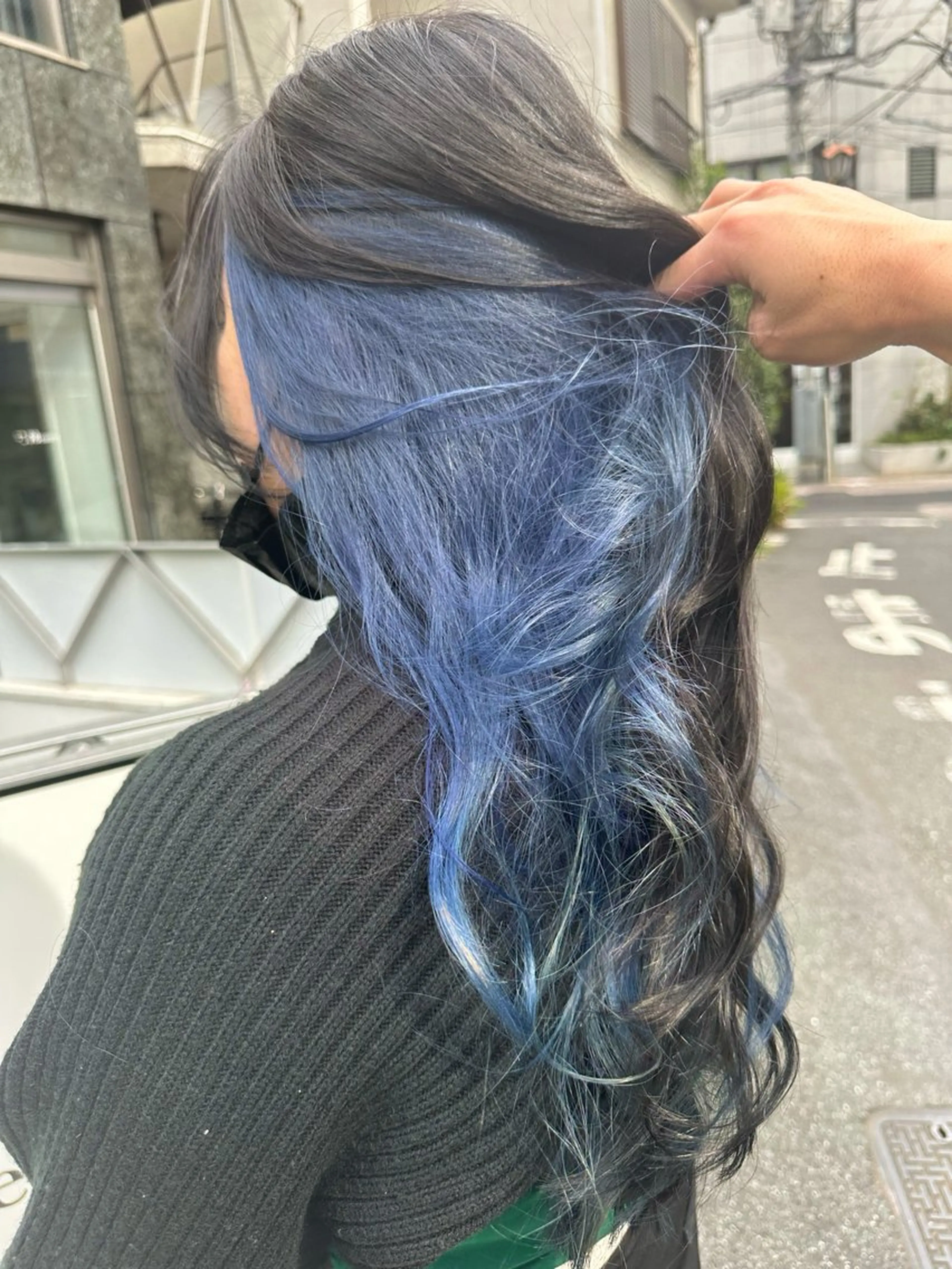 セミロング カラー ブリーチ koheiのヘアスタイル