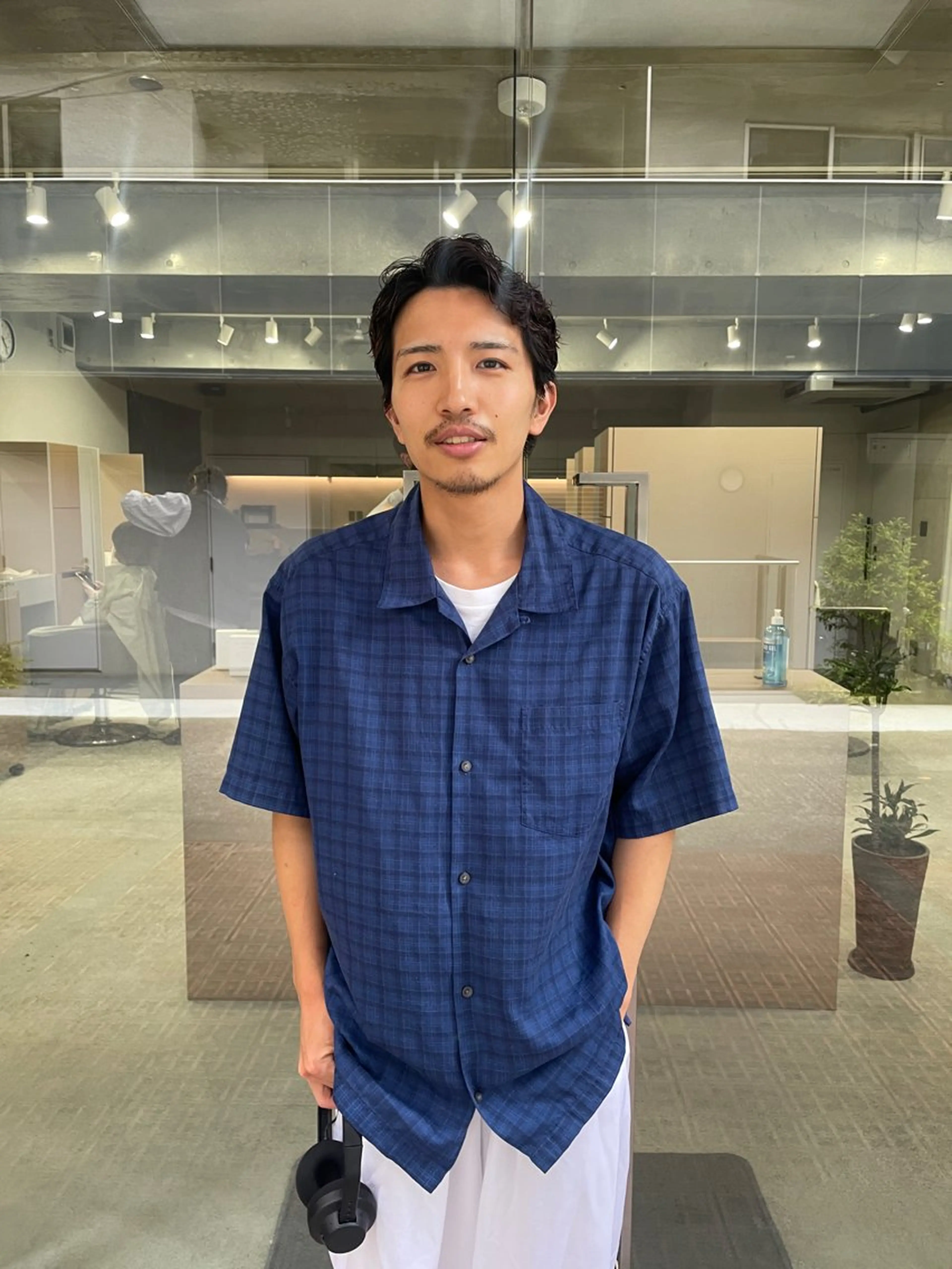 ショート パーマ メンズ カット 吉田一輝 外国人パーマのヘアスタイル