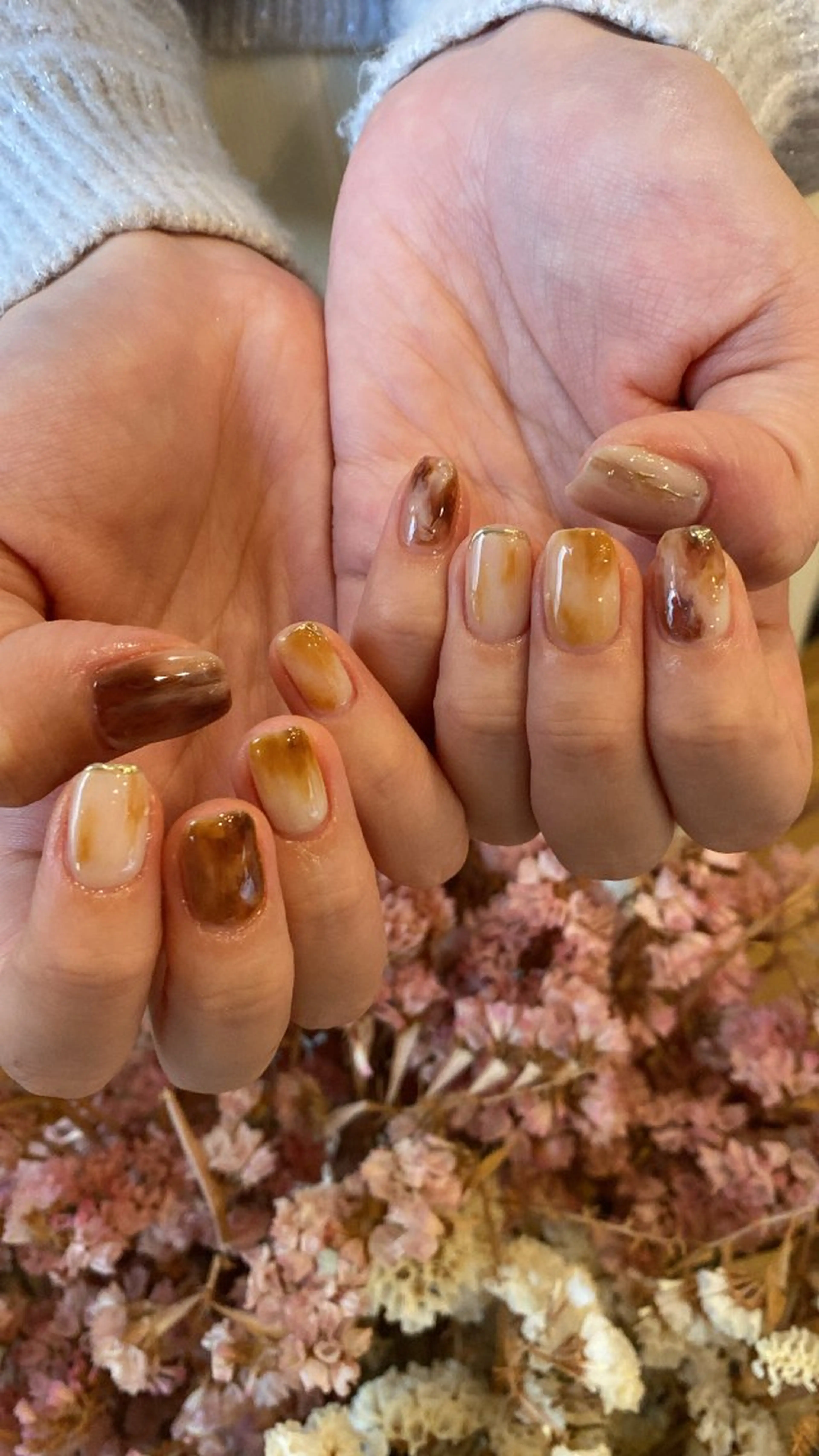 ネイル ハンドネイル crystal ⭐︎ colorのネイルデザイン