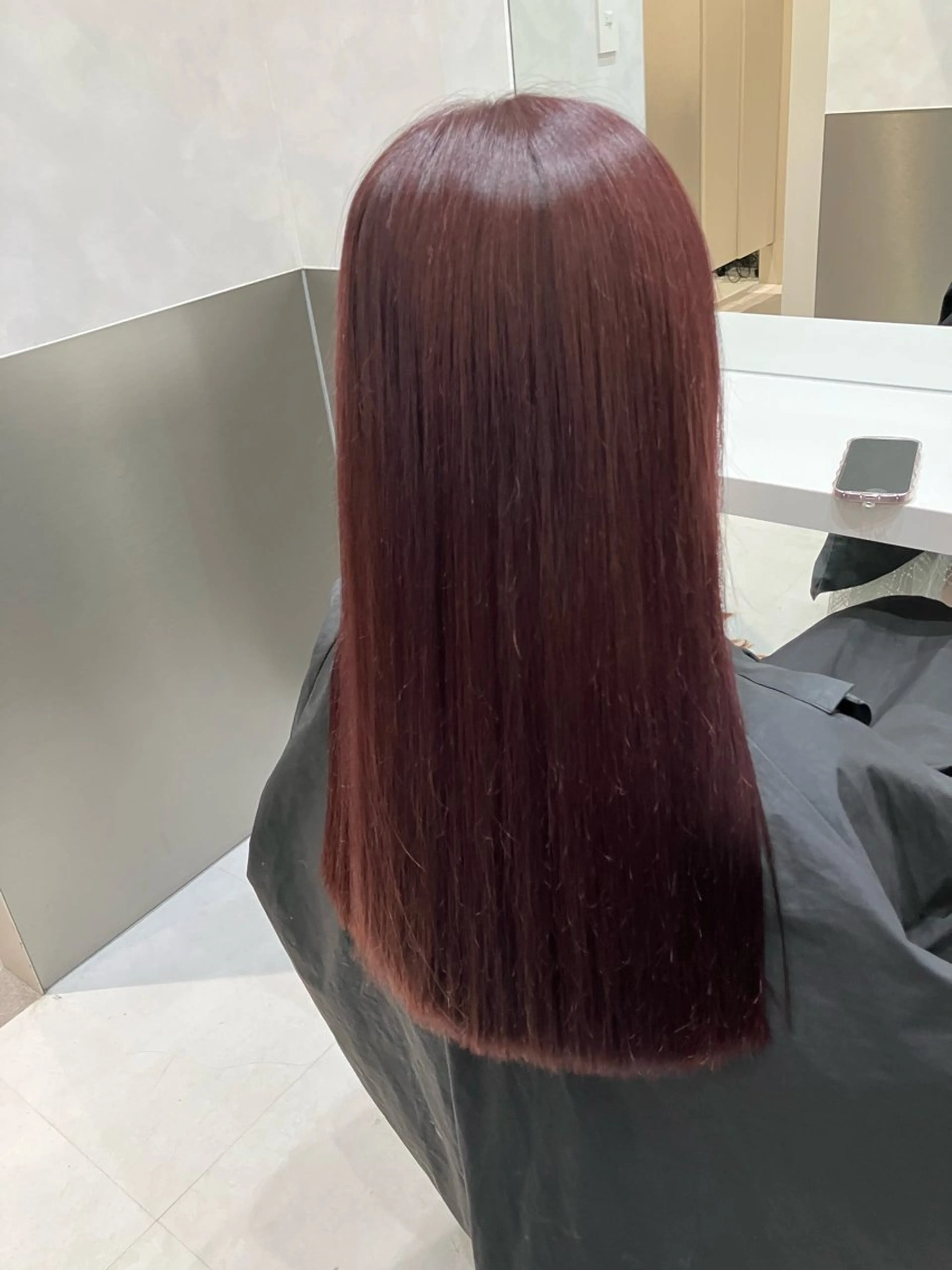 ロング カット ヘアカラー トリートメント 💖ブリーチなし透明 感💖ASAHIのヘアスタイル