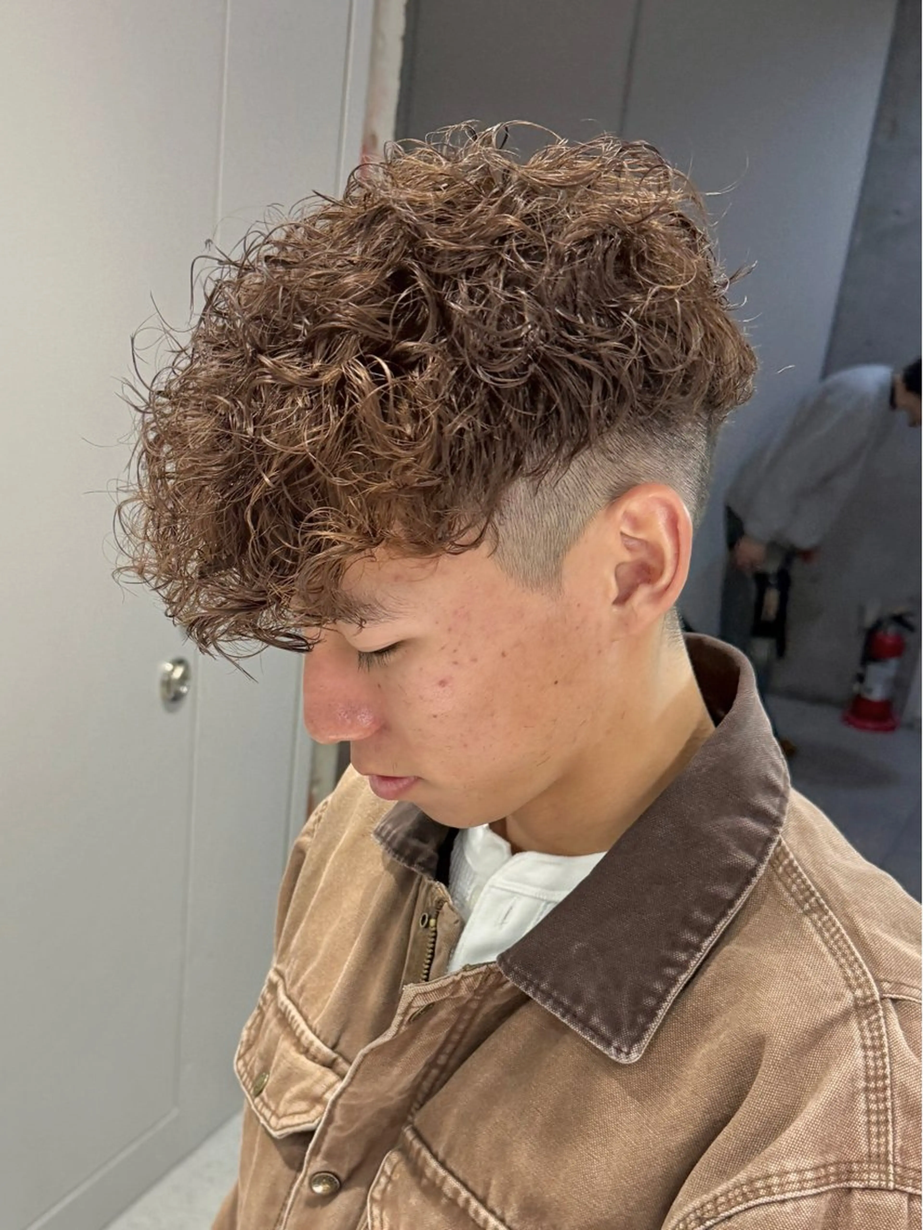 ショート パーマ メンズ 【メンズサロン】 BLUCK 横浜のヘアスタイル