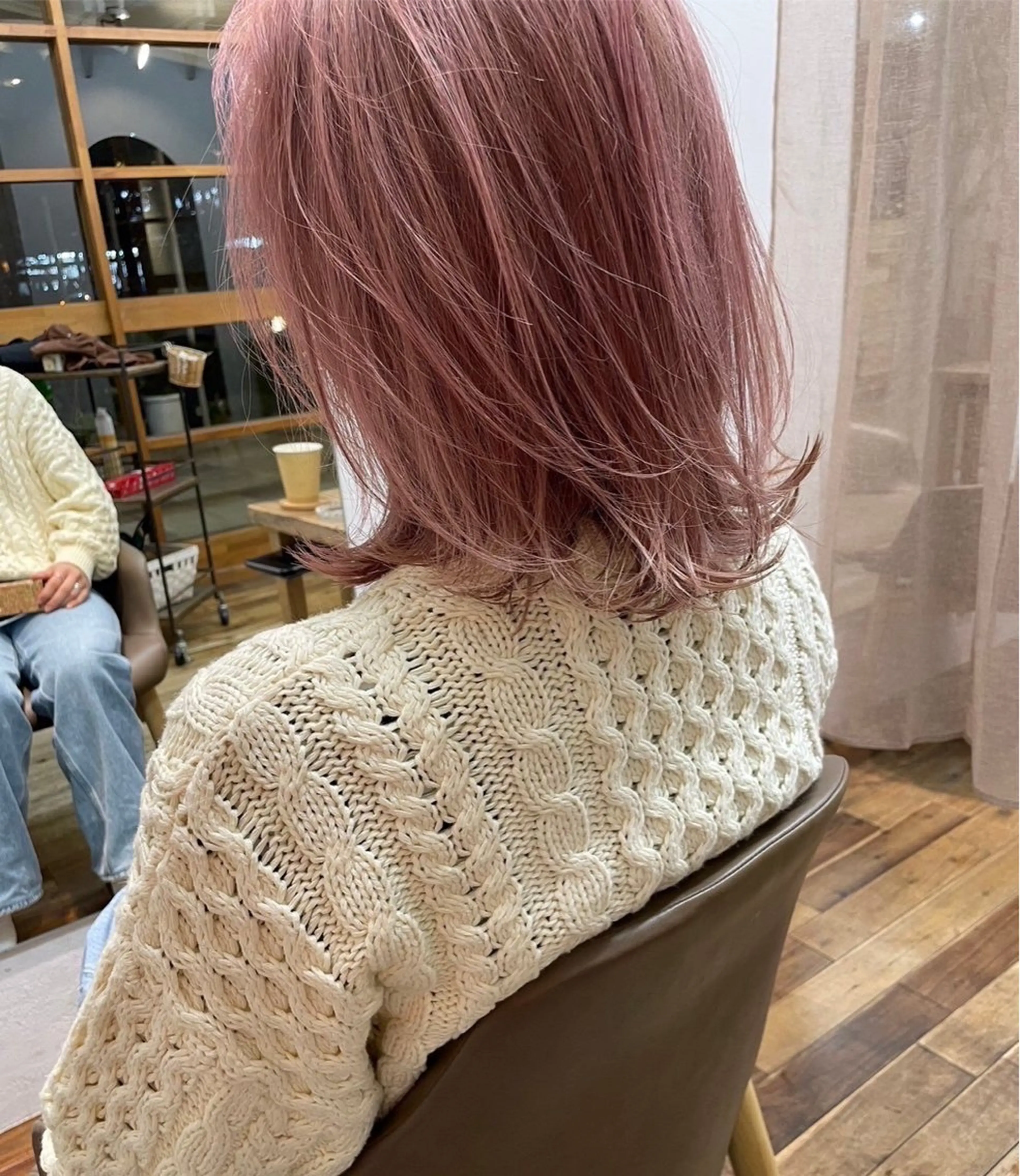 セミロング カラー げん/梅田美容室 中崎町美容室のヘアスタイル