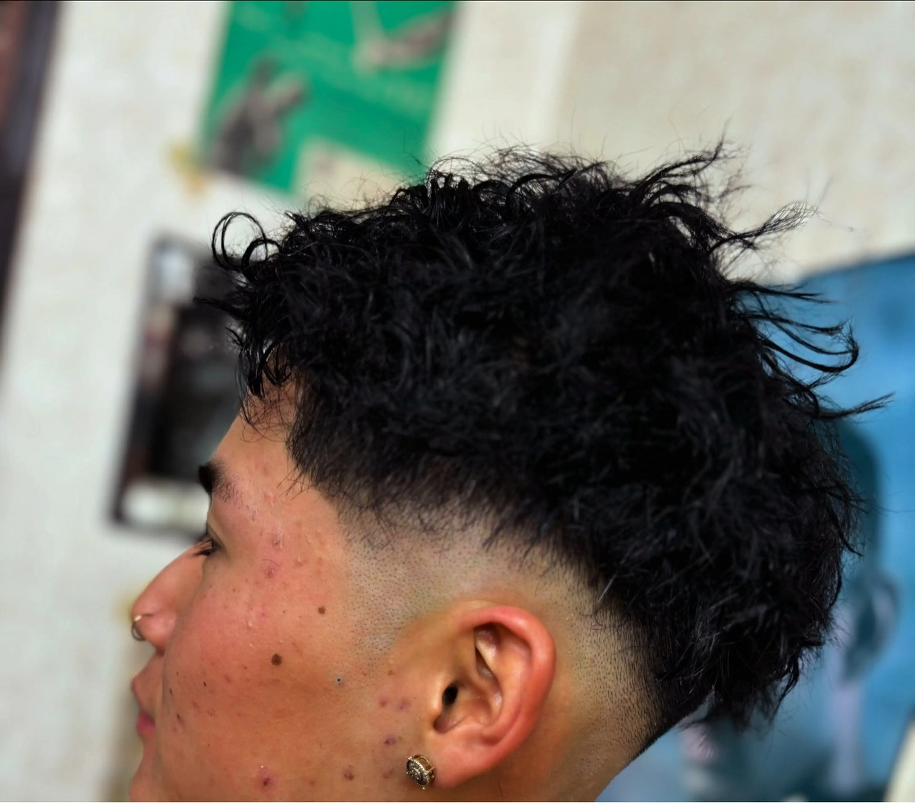 ショート パーマ やました 理容所のヘアスタイル