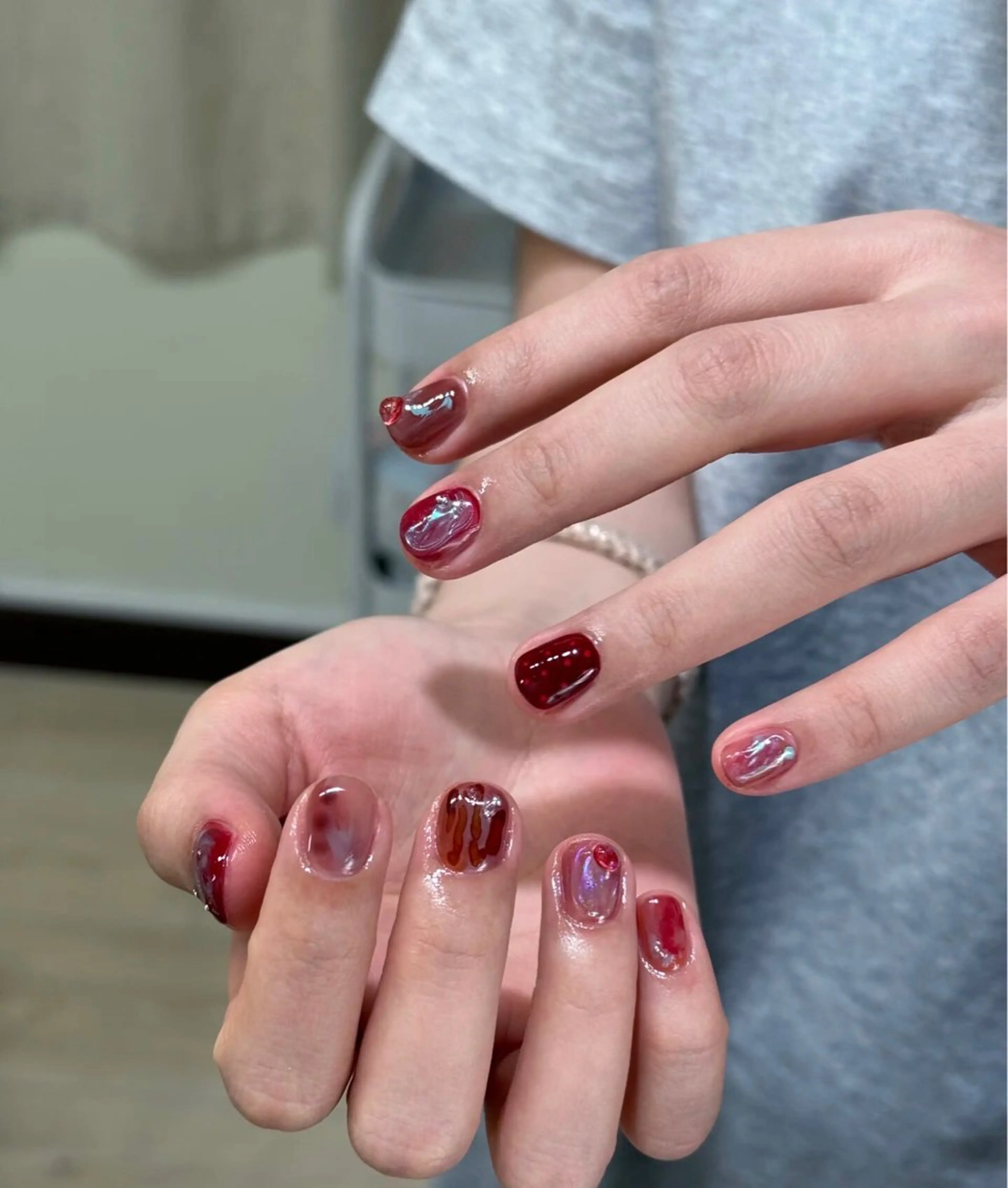 ネイル シンプルネイル ハンドネイル enju0422所属・谷口 雪のネイルデザイン