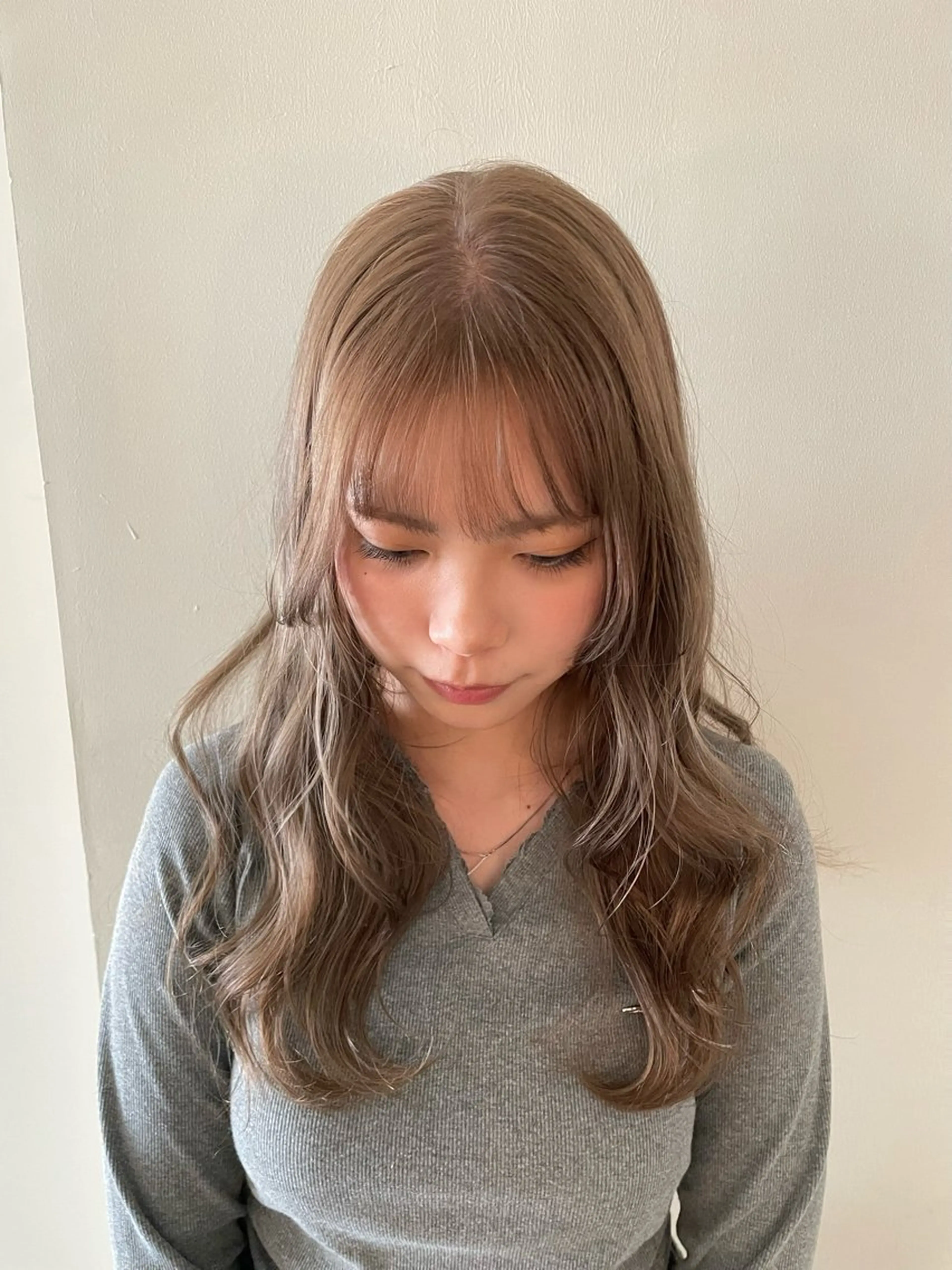 ロング カラー ベージュカラー ブリーチ ヘーゼル ヘアカラー デザインカラー💖/ ヘアセット/manaのヘアスタイル