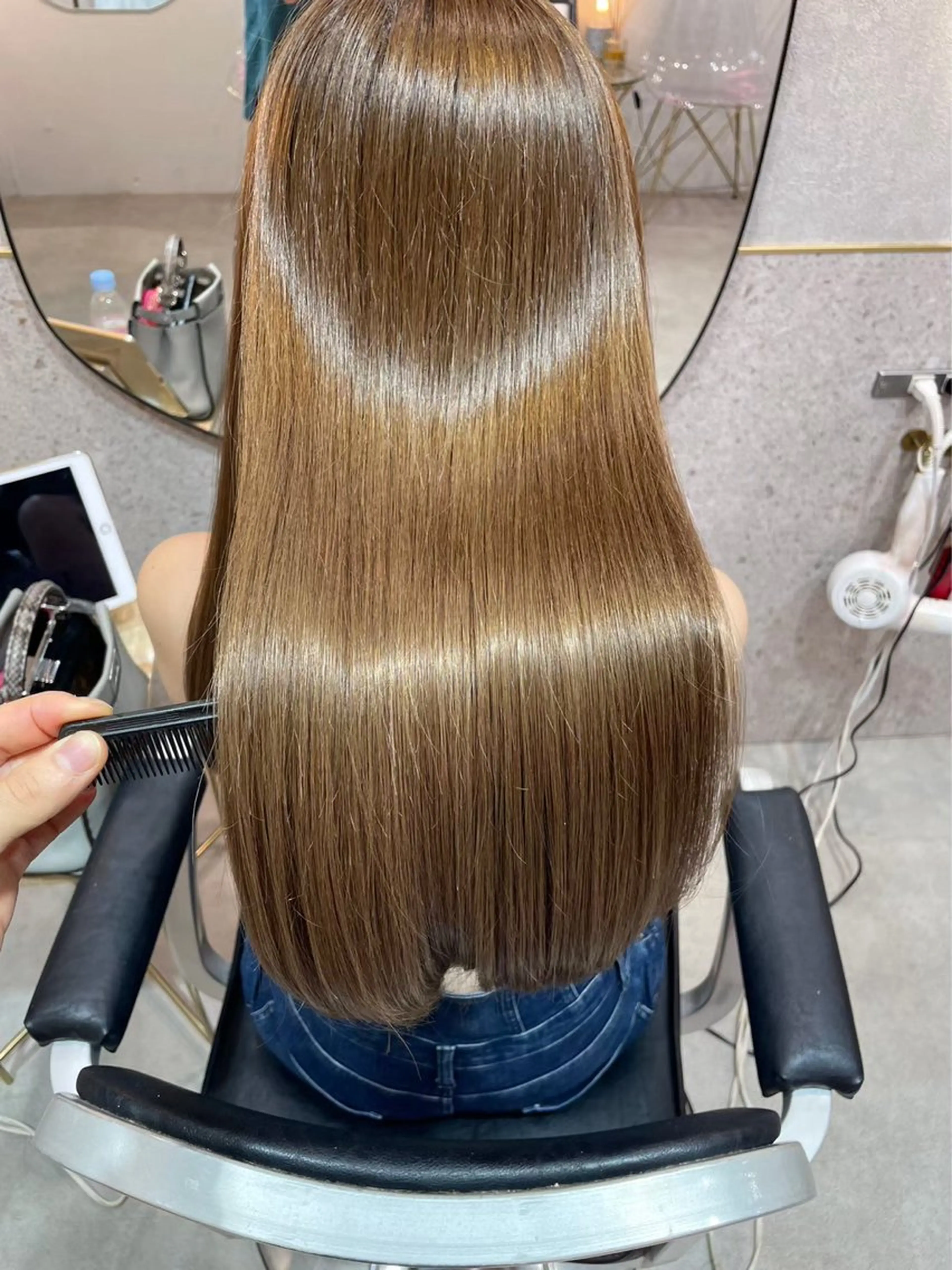 ロング カラー ブリーチ 絶対垢抜けレイヤー/ 透明感カラーリョウヤのヘアスタイル