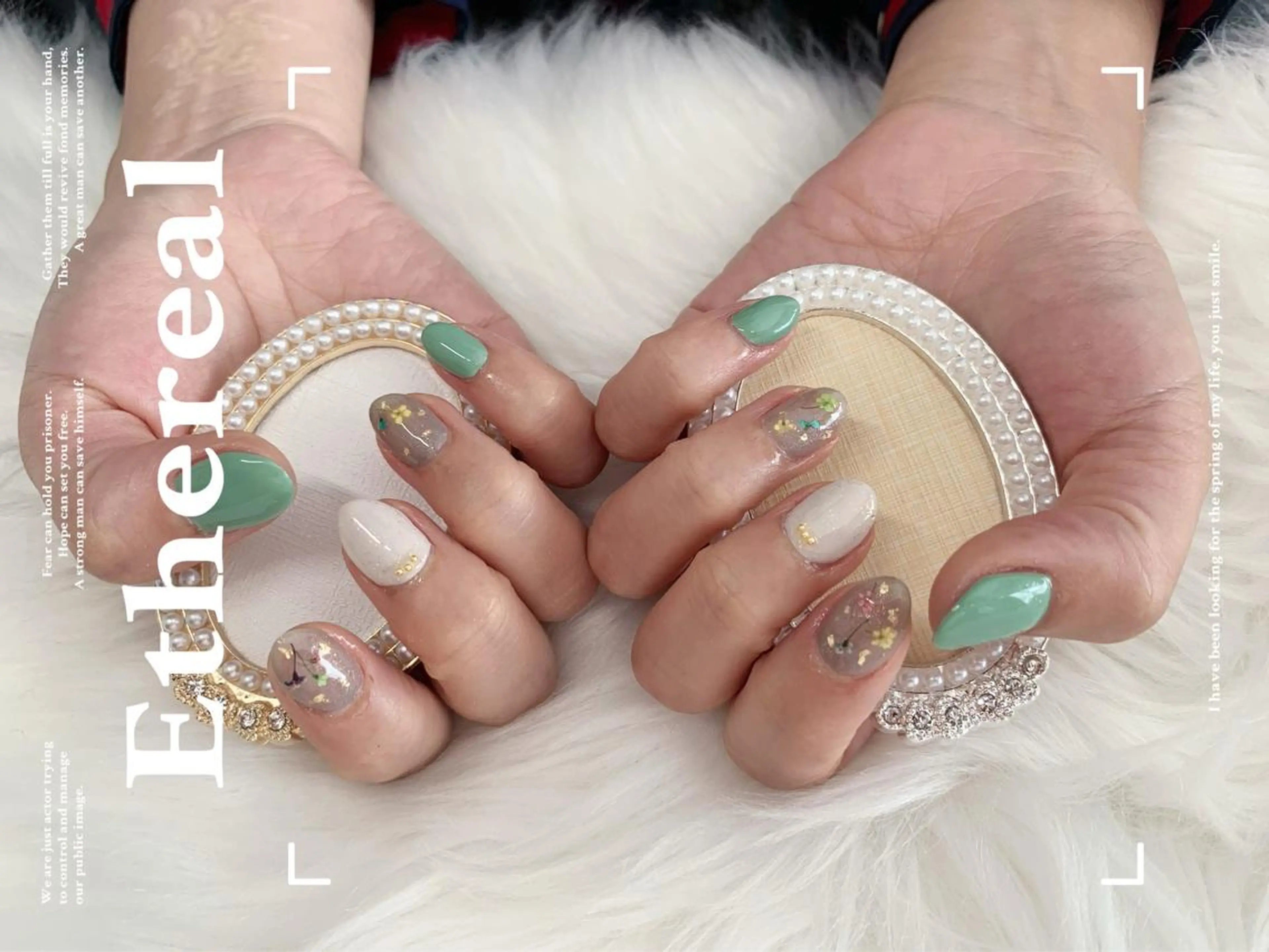 ネイル フラワーネイル ジェルネイル ハート スカルプネイル シンプルネイル ハンドネイル Kira Nailのネイルデザイン