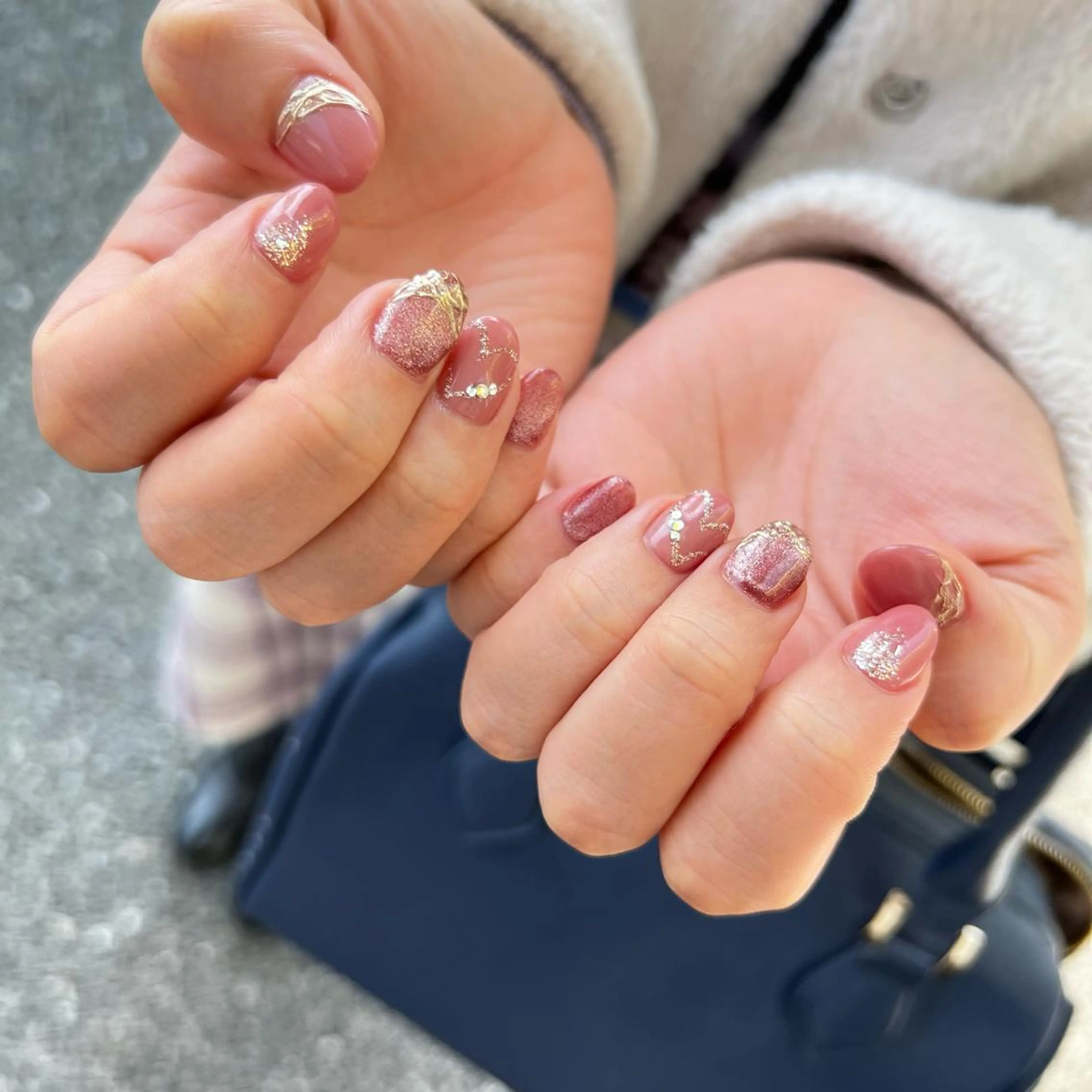 ネイル マグネットネイル ハンドネイル nail salon Regaosのネイルデザイン