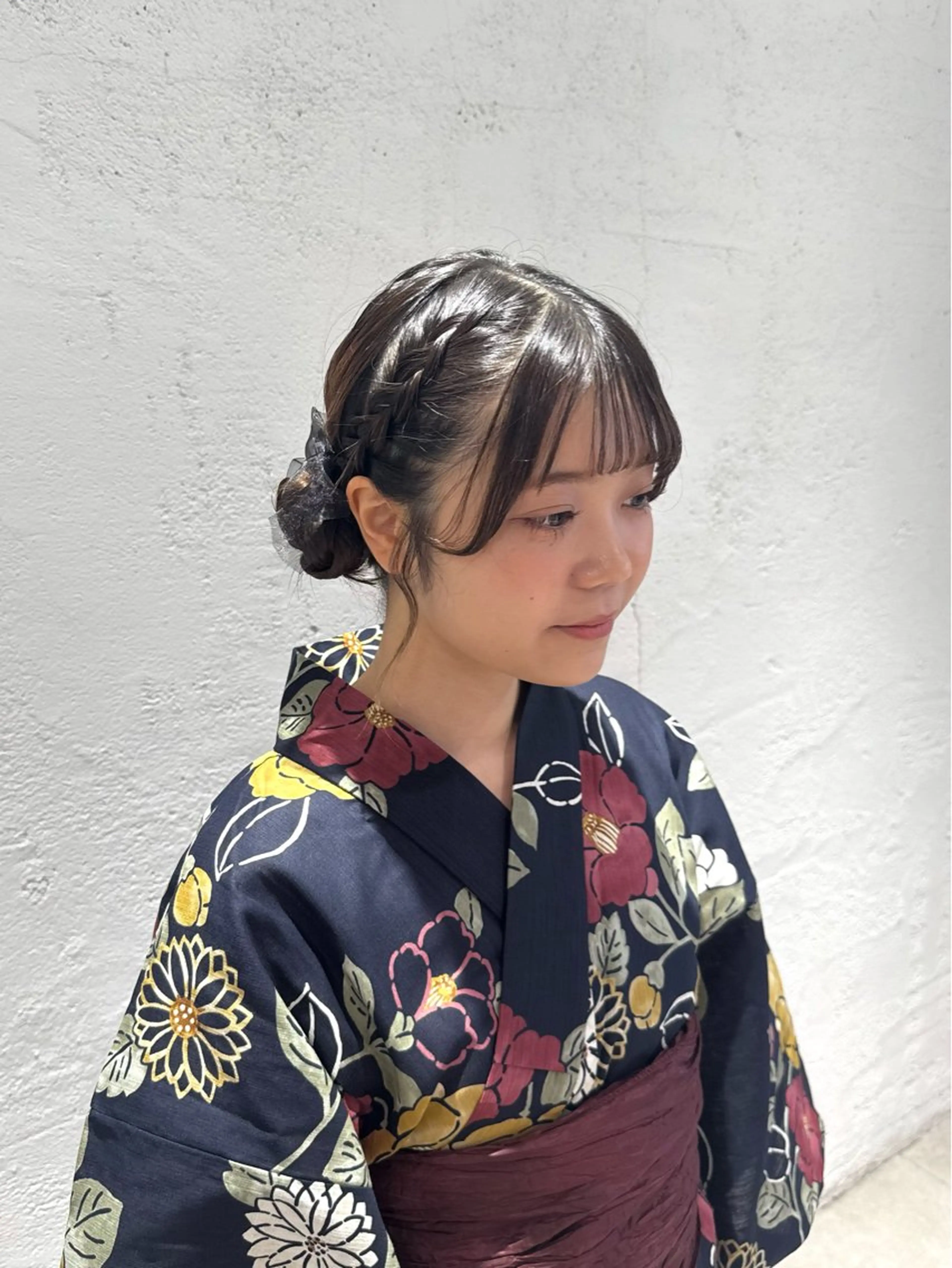 ヘアアレンジ 着付け 透明感カラー/ アレンジ✩akaneのヘアスタイル