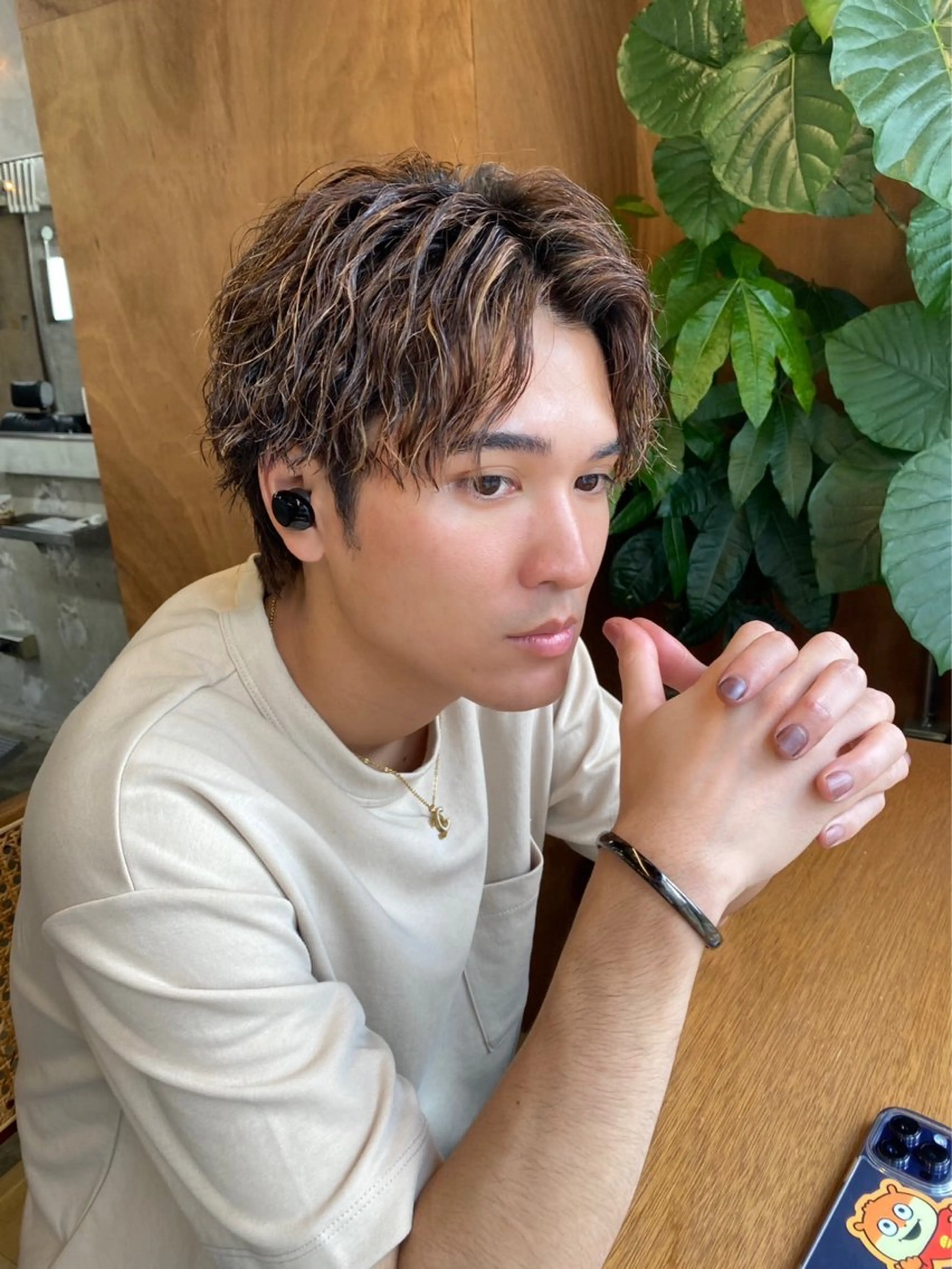 ショート カラー パーマ ヘアアレンジ メンズ メンズ特化酒井翔太 /メンズカット/名駅のヘアスタイル