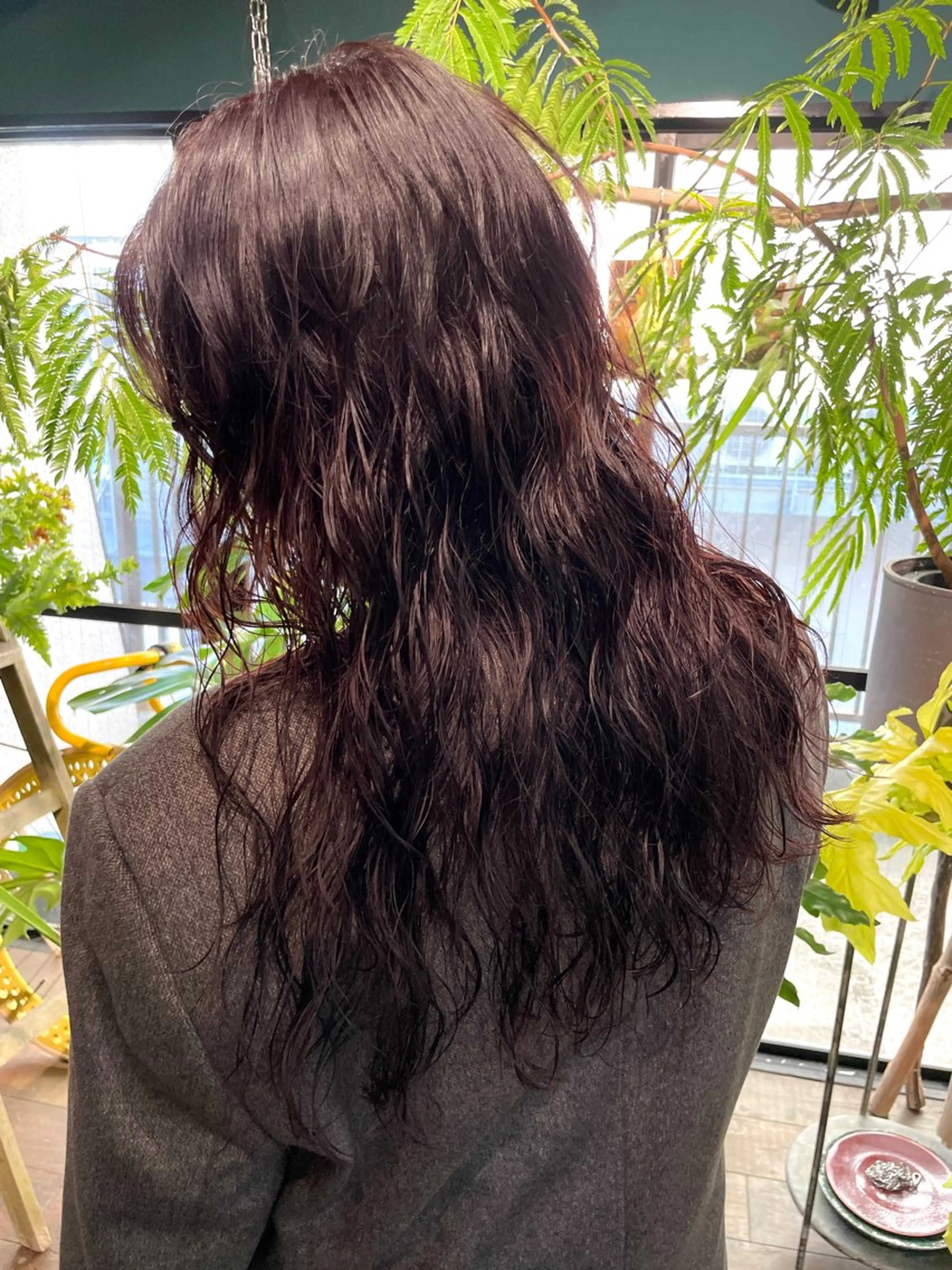 セミロング カット ヘアカラー パーマ トリートメント vivre libreのヘアスタイル