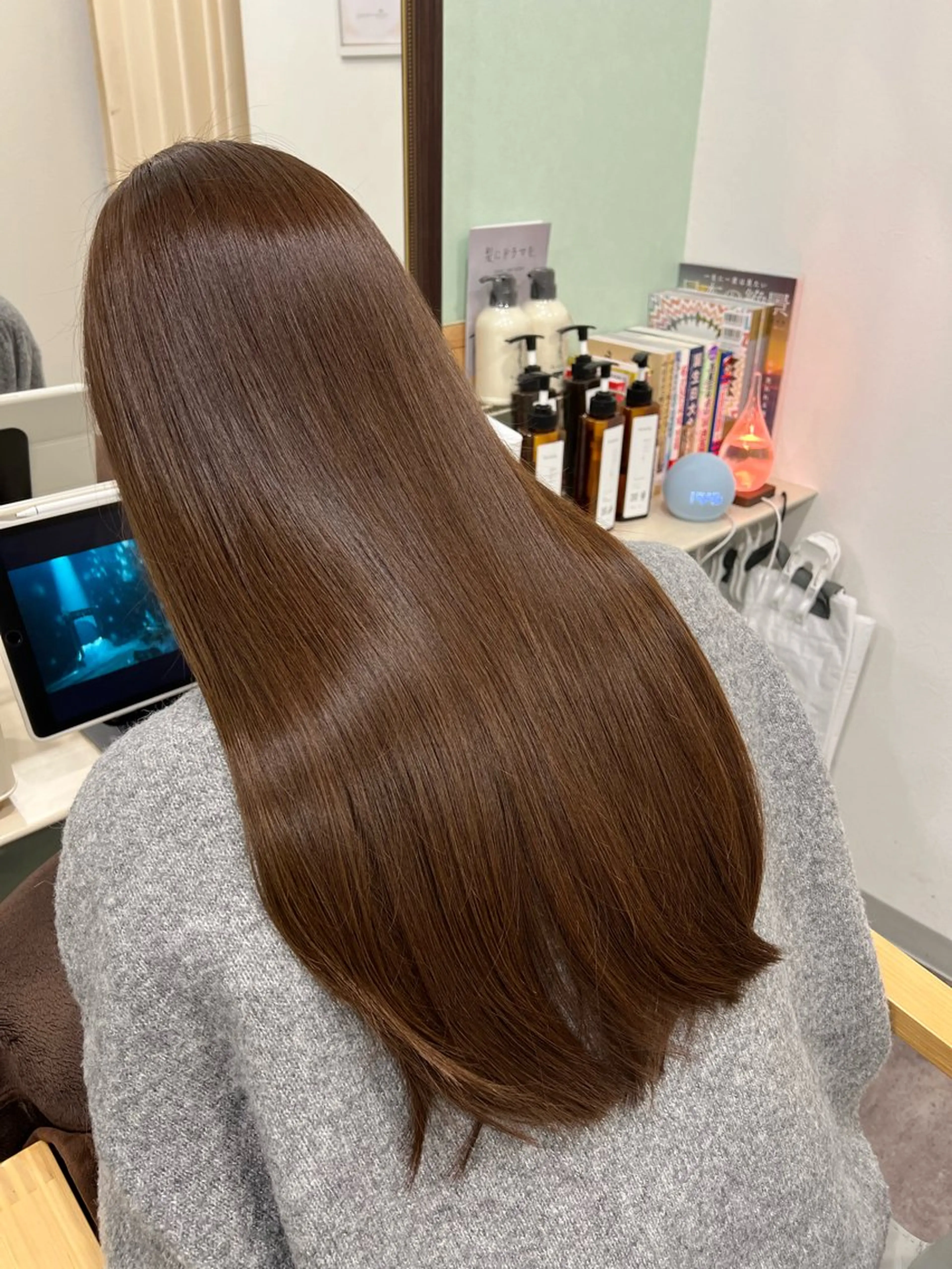 ロング カット ヘアカラー トリートメント Rooming公津の杜(旧air公津の杜)所属・成田の個室の美容室 大野寿也のヘアスタイル