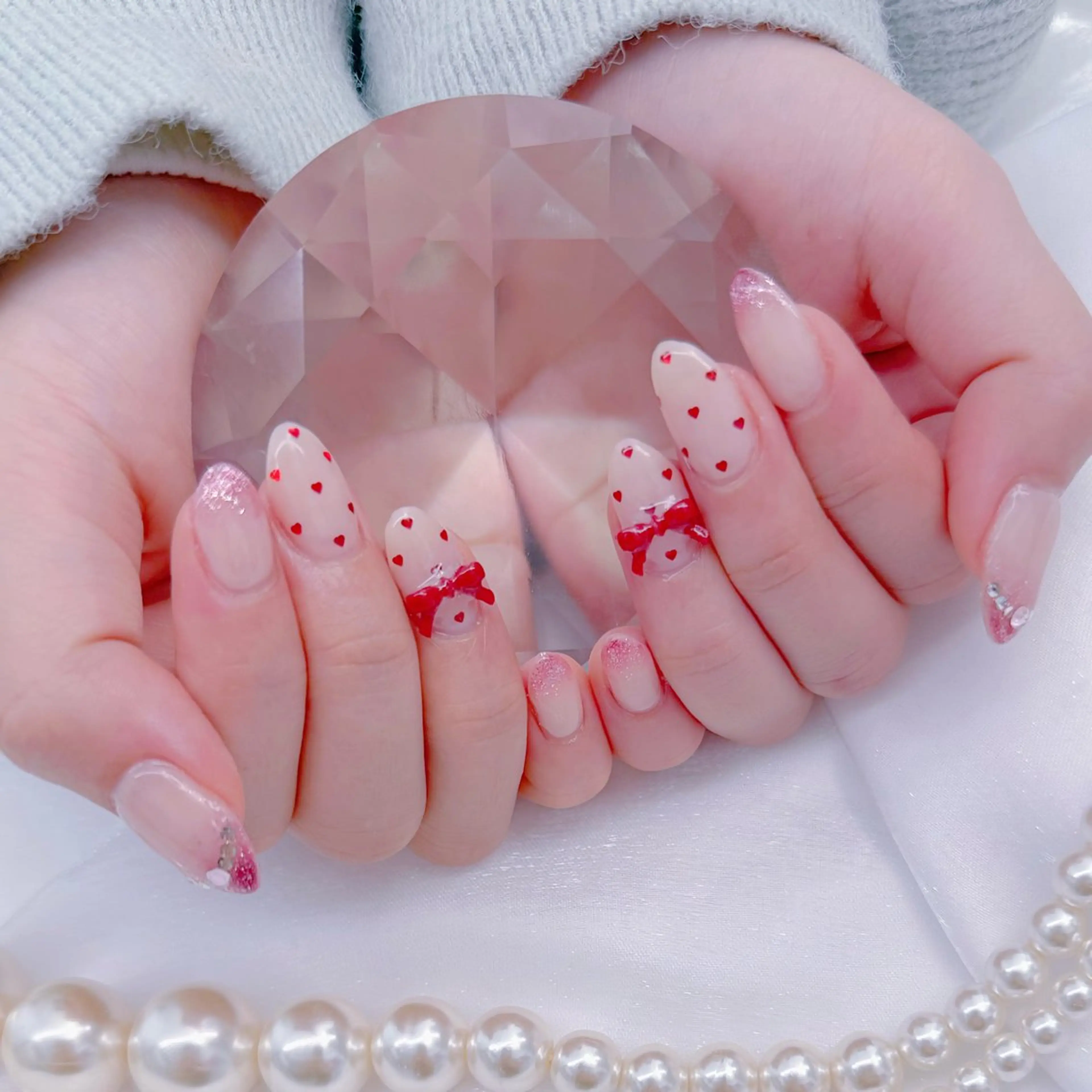 ネイル ハンドネイル Romymoon nail帆南☾ ໋のネイルデザイン