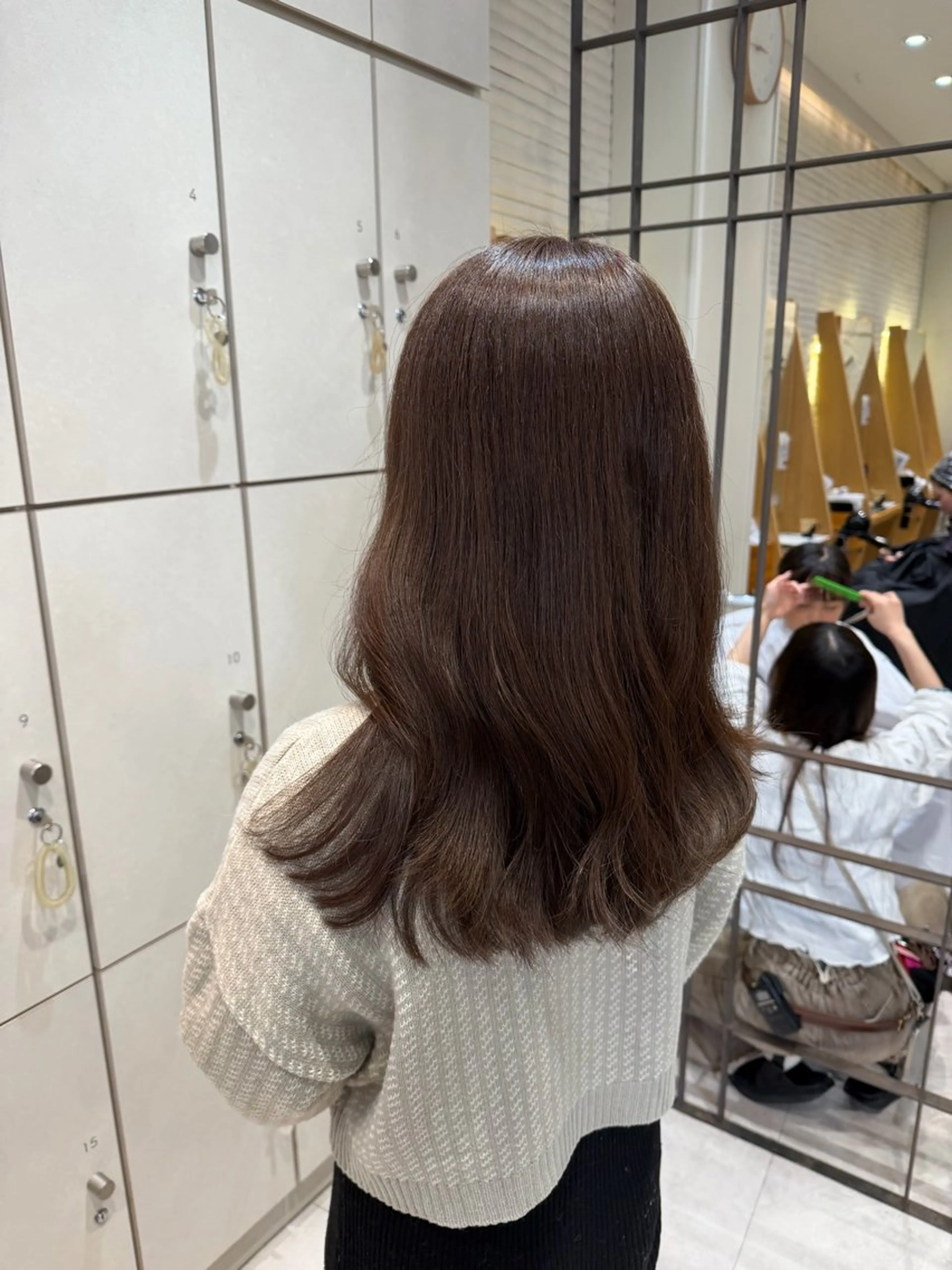 セミロング トリートメント カット ヘアカラー トリートメント 吉川沙知 /ナチュラルカラーのヘアスタイル