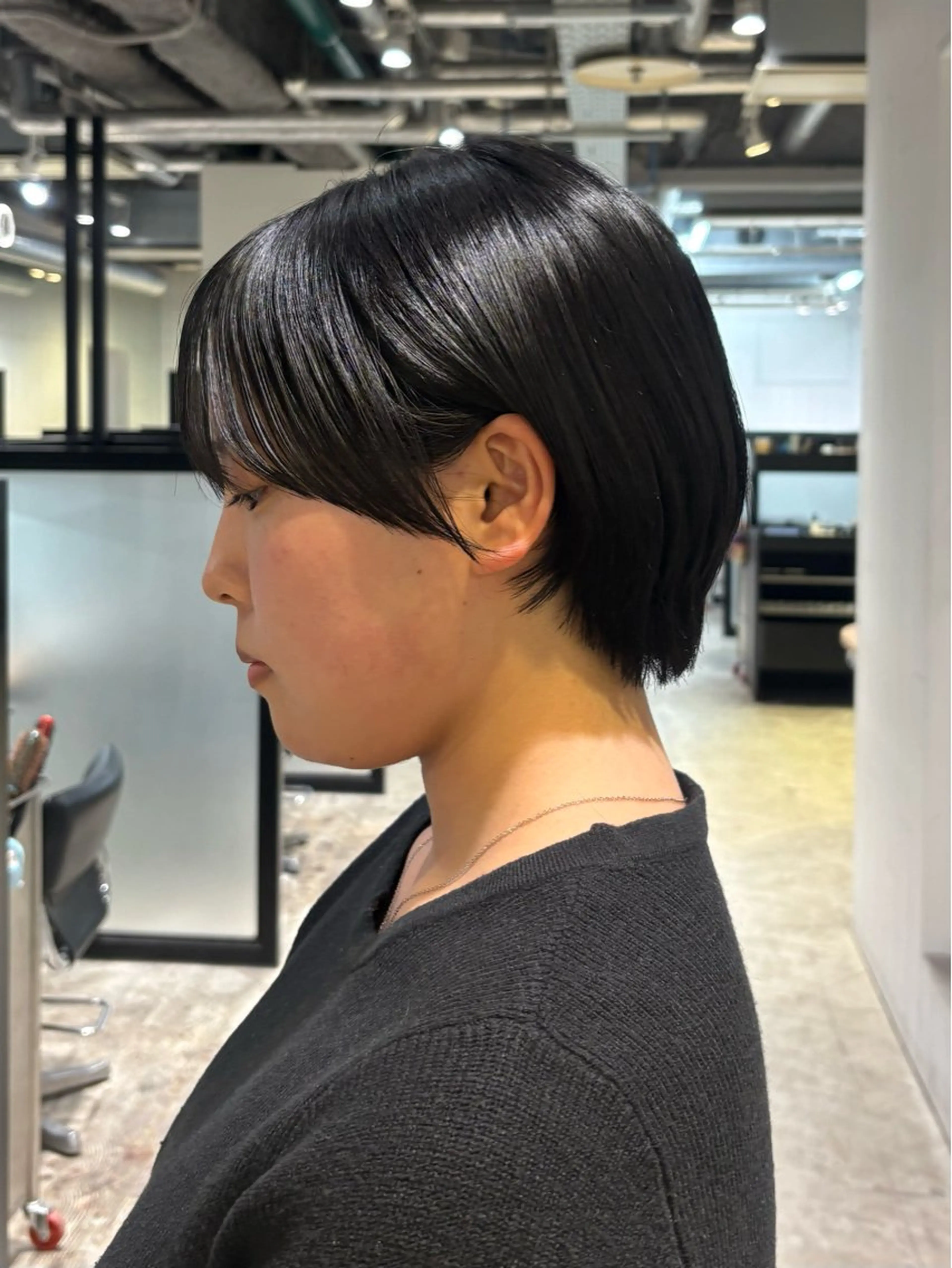 ショート ハイトーン/レイヤー 池袋/yumeのヘアスタイル