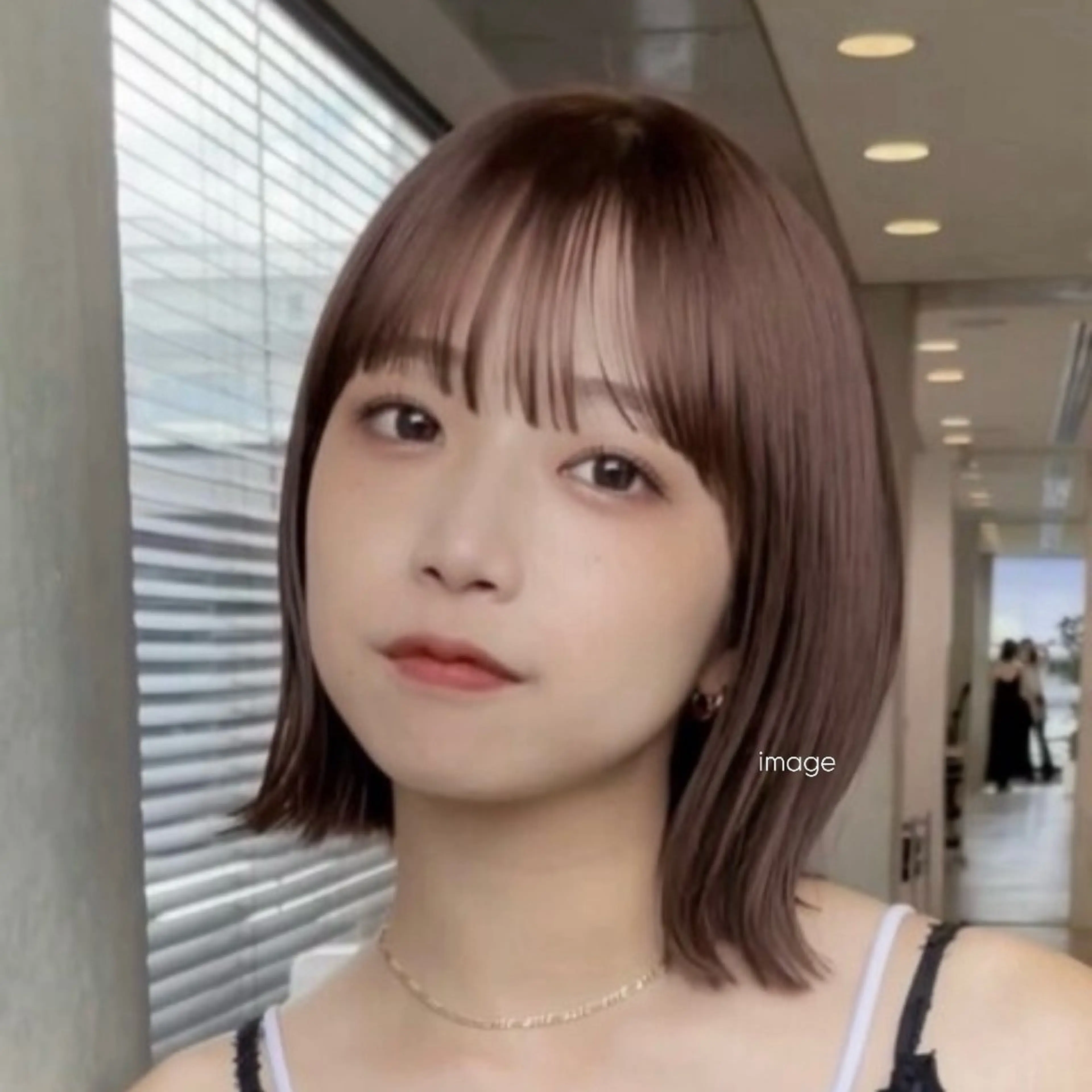 ミディアム ボブ 似合わせカット トリートメント ボブ/レイヤー /sora🌙✨️のヘアスタイル