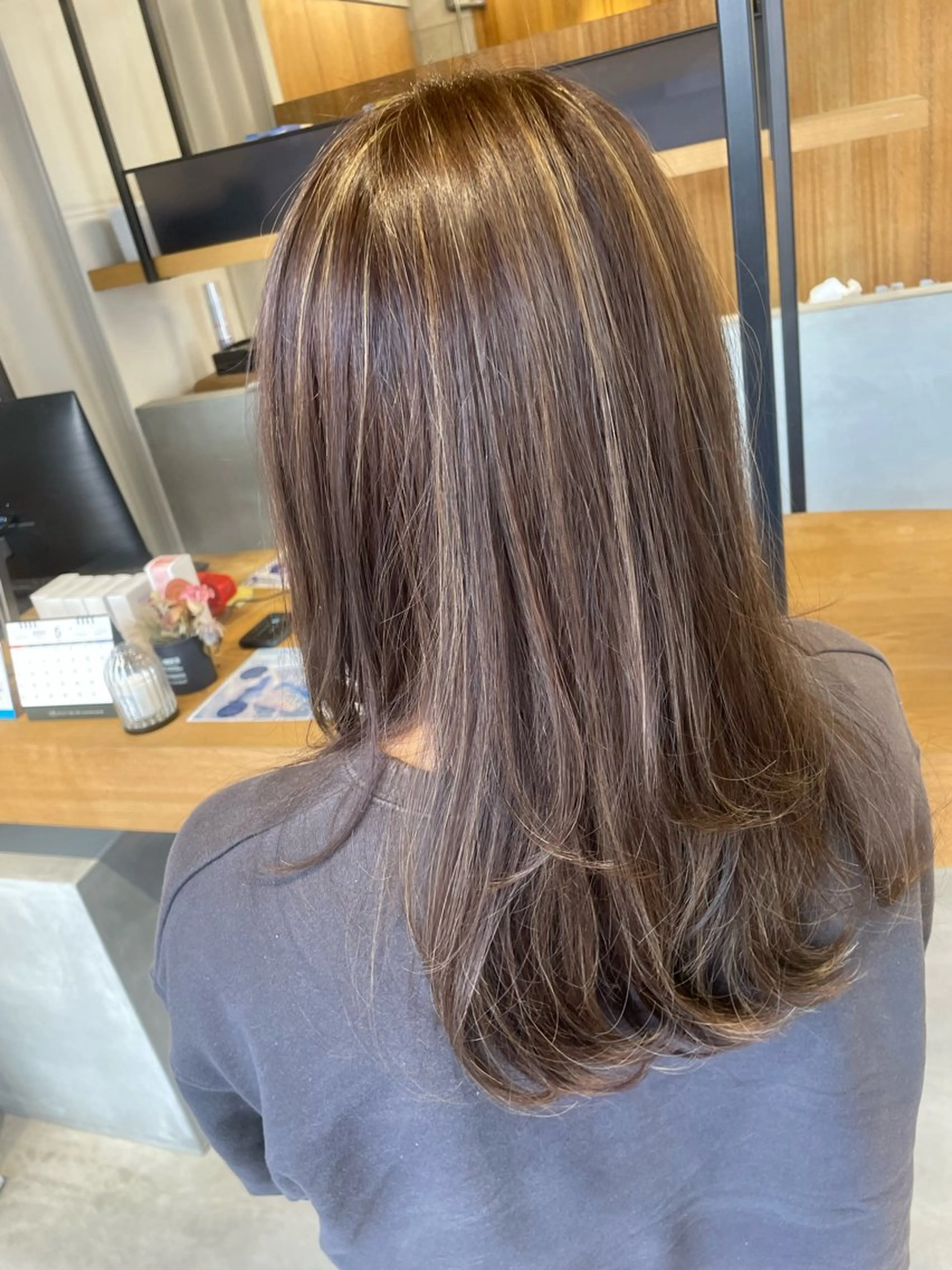 ロング ハイライト 髪質改善/ハイライト /🌈瀧澤夕花のヘアスタイル