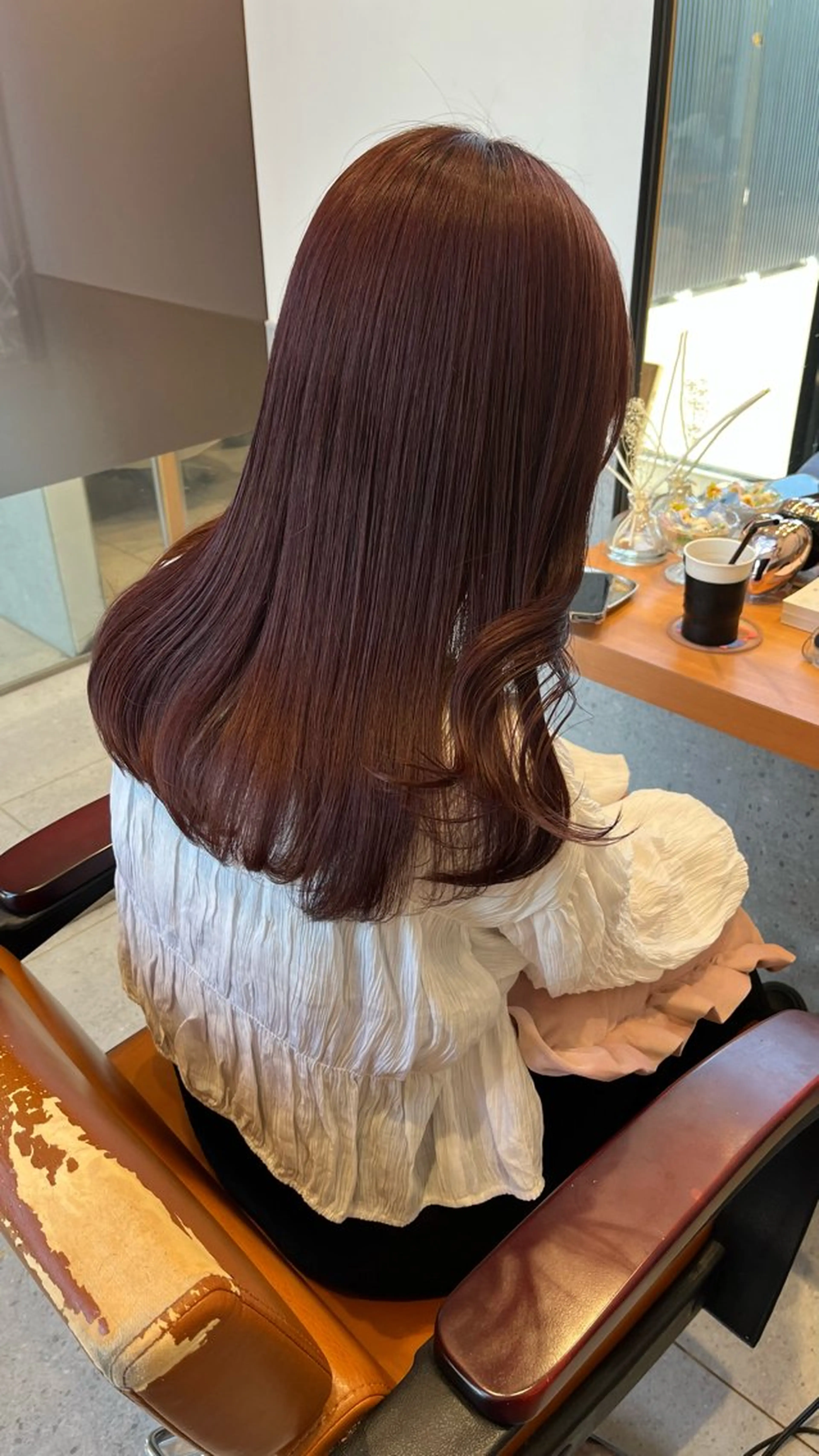 セミロング カラー 大人girly🛋️ 🤍yukakoのヘアスタイル