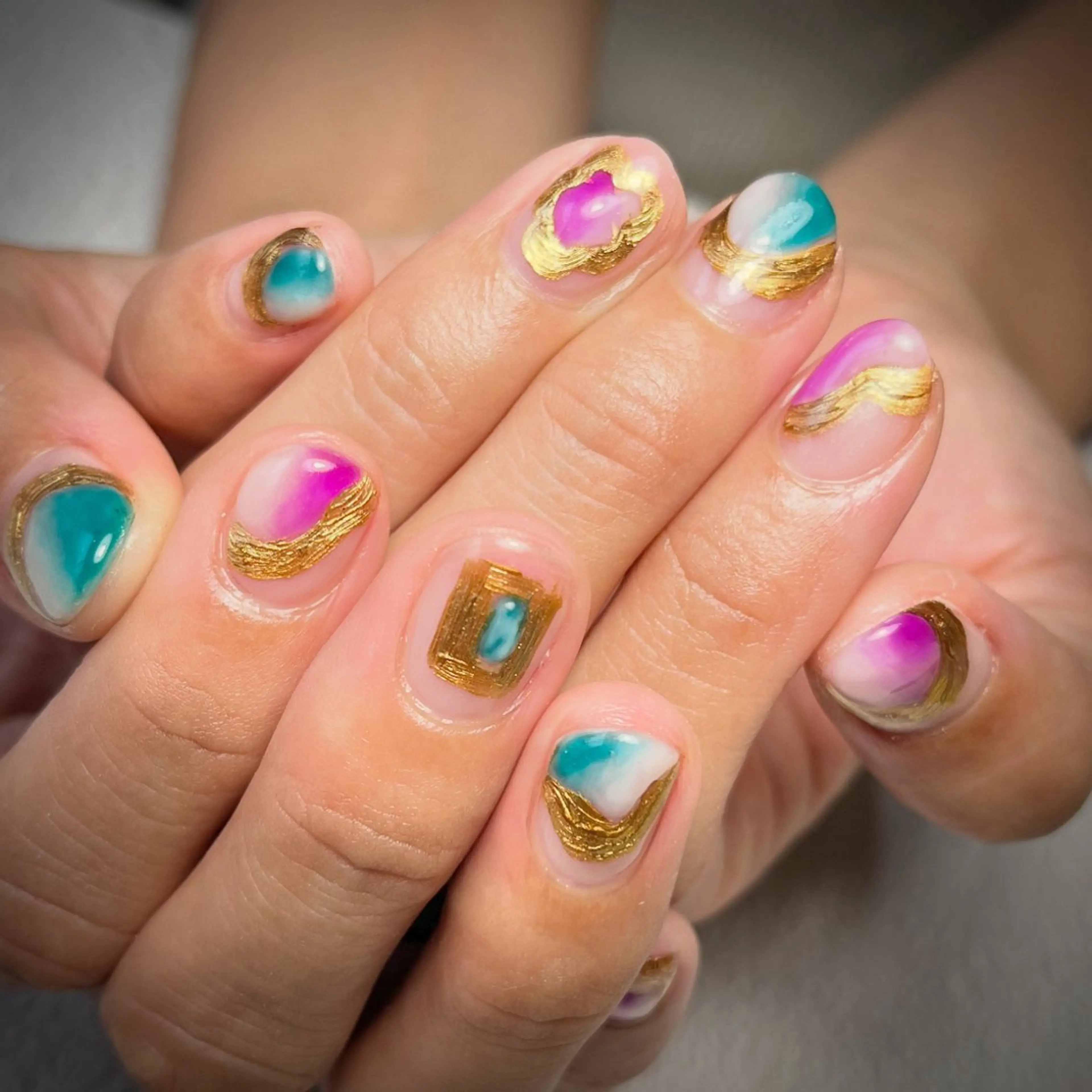 ネイル ハンドネイル 丁寧カウンセリング 個性派ネイルyukoのネイルデザイン