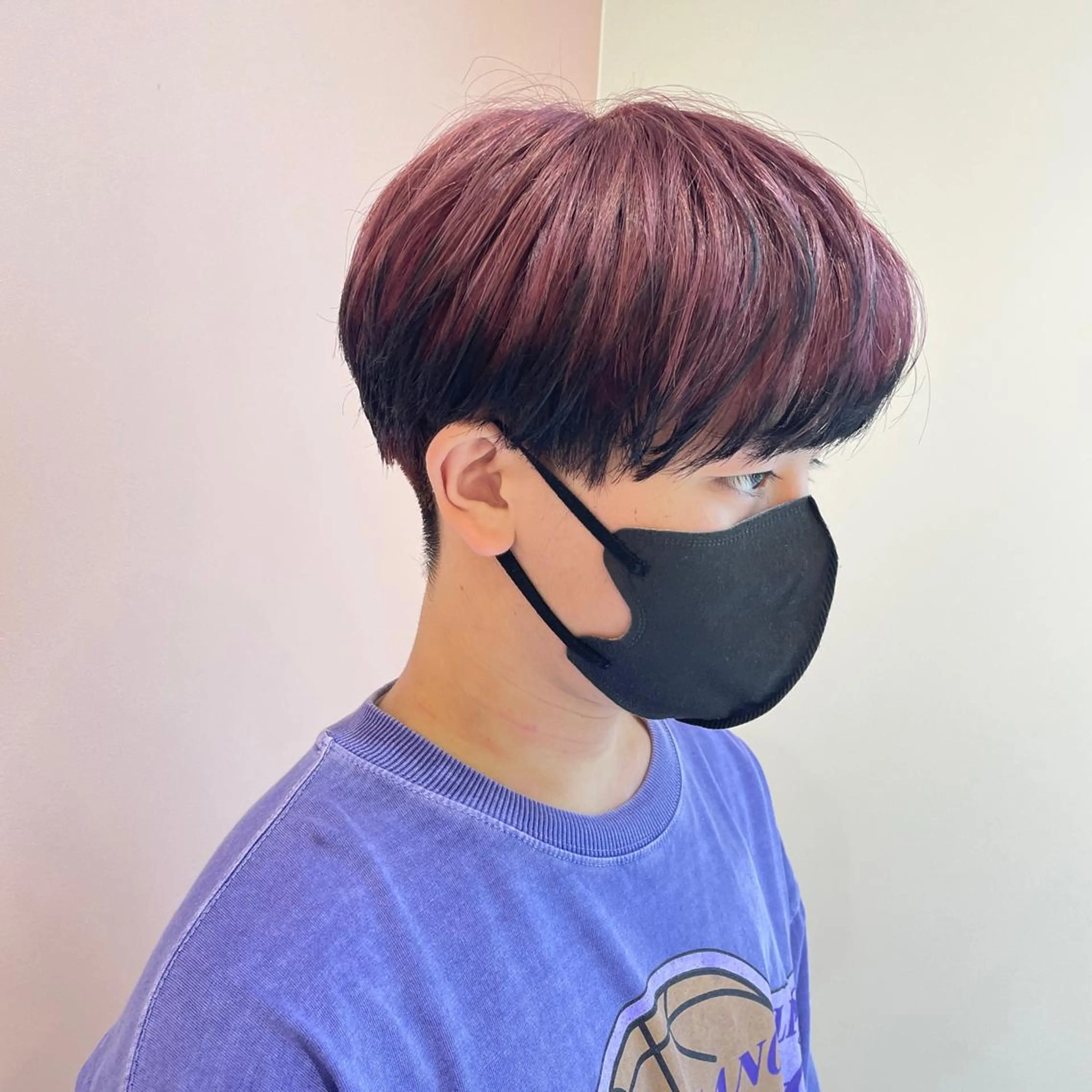 カラー メンズ カット ヘアカラー レイヤー/ウルフ/ ハイトーンchimiのヘアスタイル