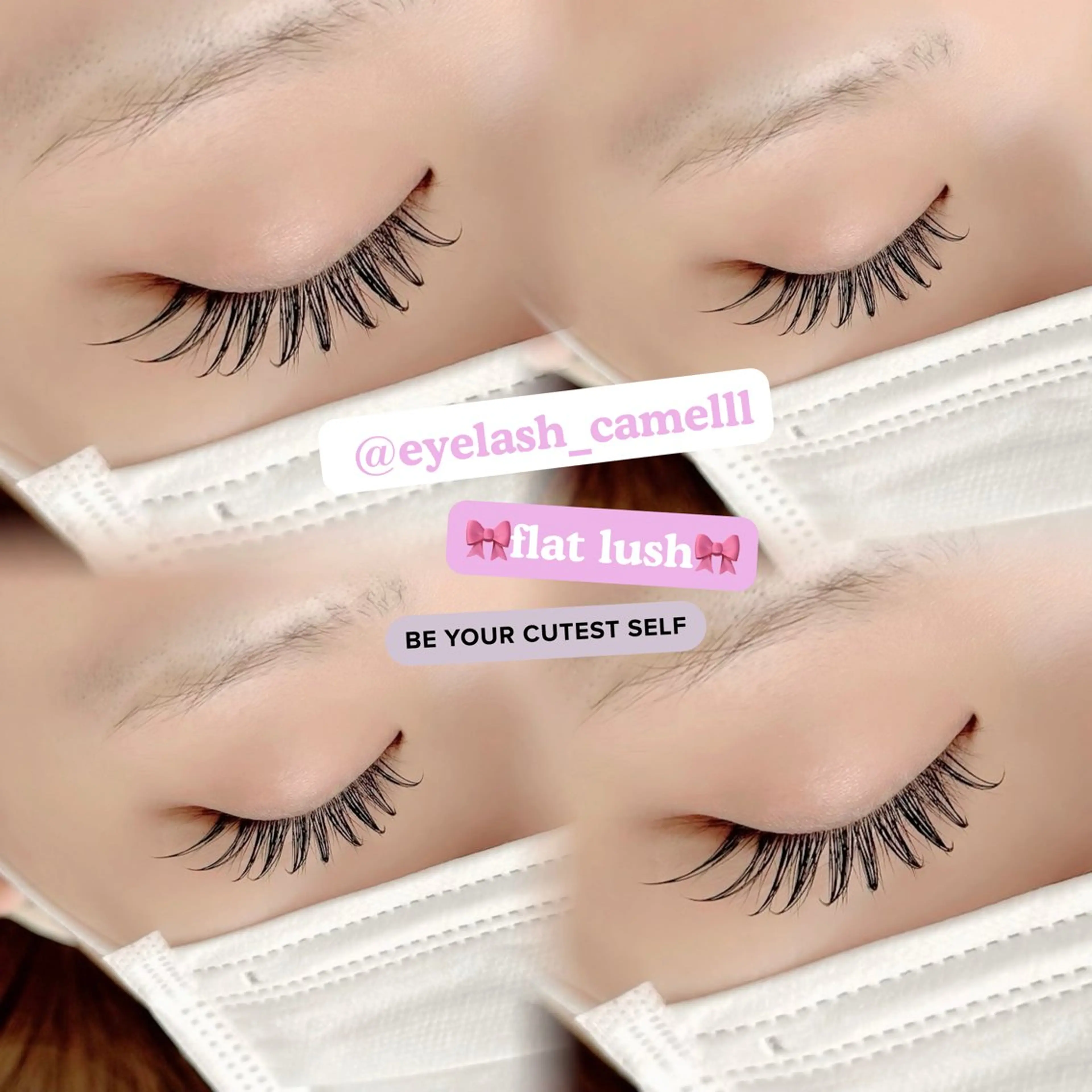 マツエク・マツパ マツエク 【那覇/束感まつ毛 /LED】ｷｬﾒﾙのマツエク・マツパデザイン