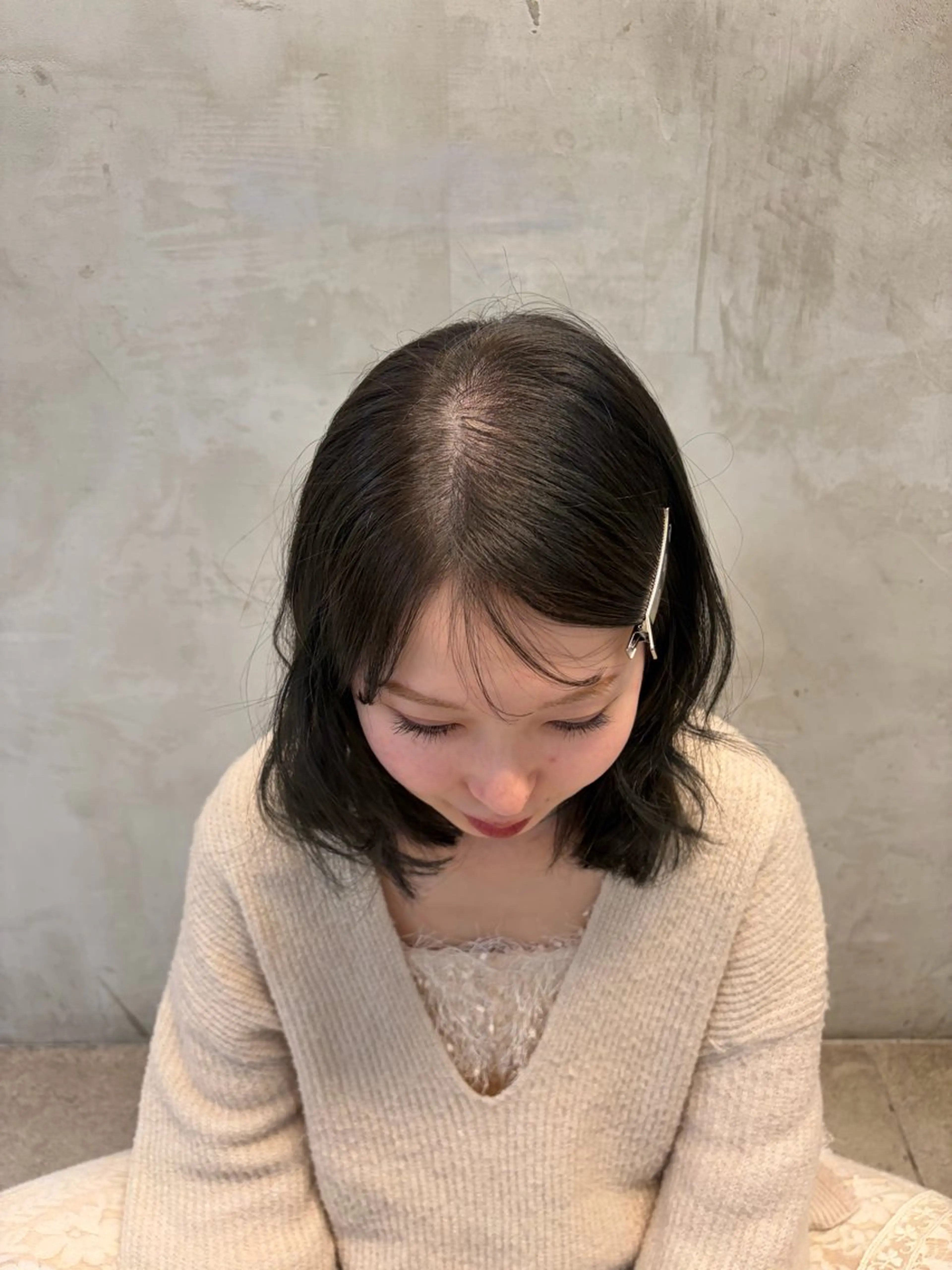 ミディアム カラー カット ヘアカラー じゅわっと暖色カラー 🍊Moemiのヘアスタイル