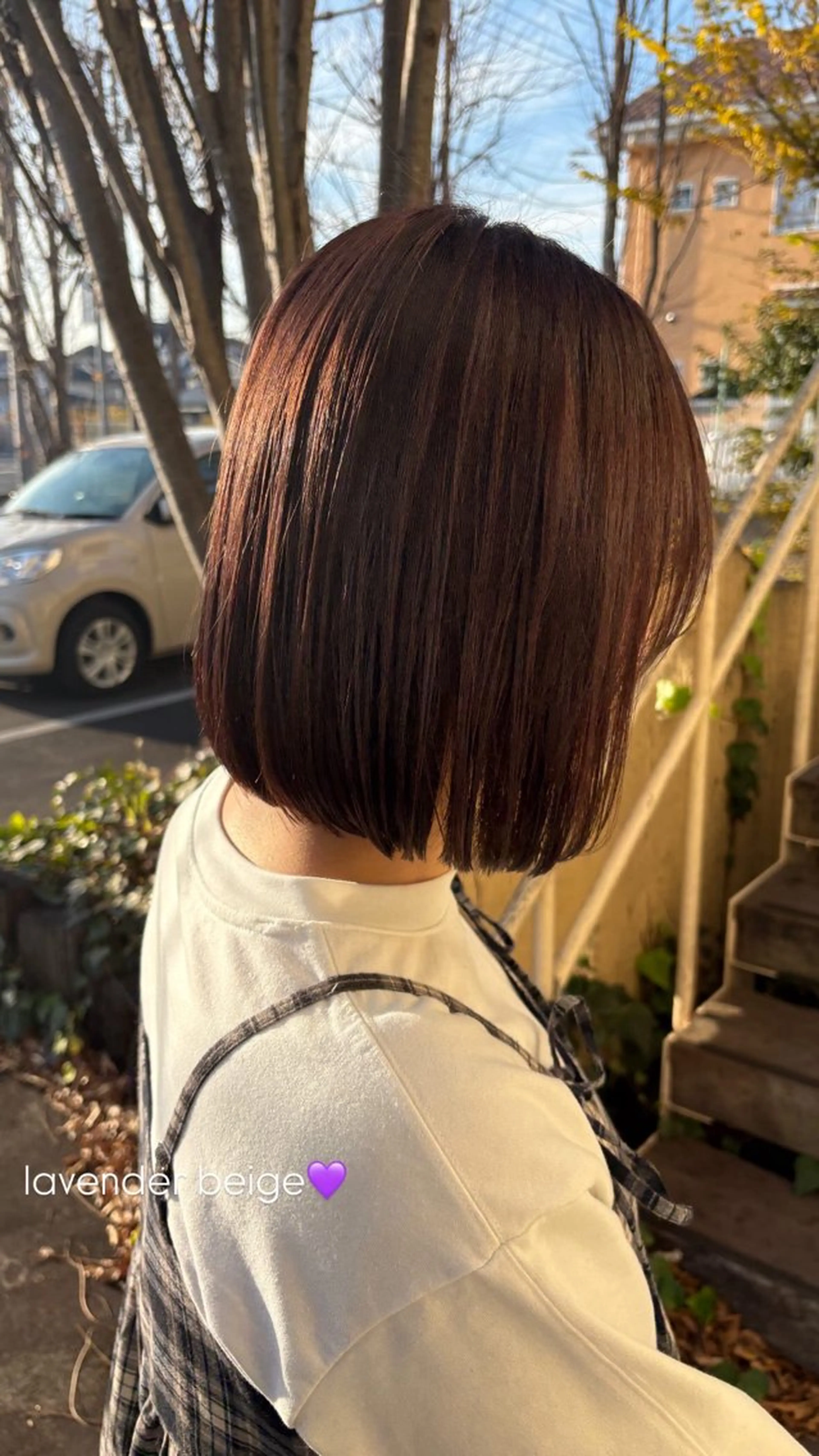 ショート カラー ルプラボウ　岡田 莉音のヘアスタイル