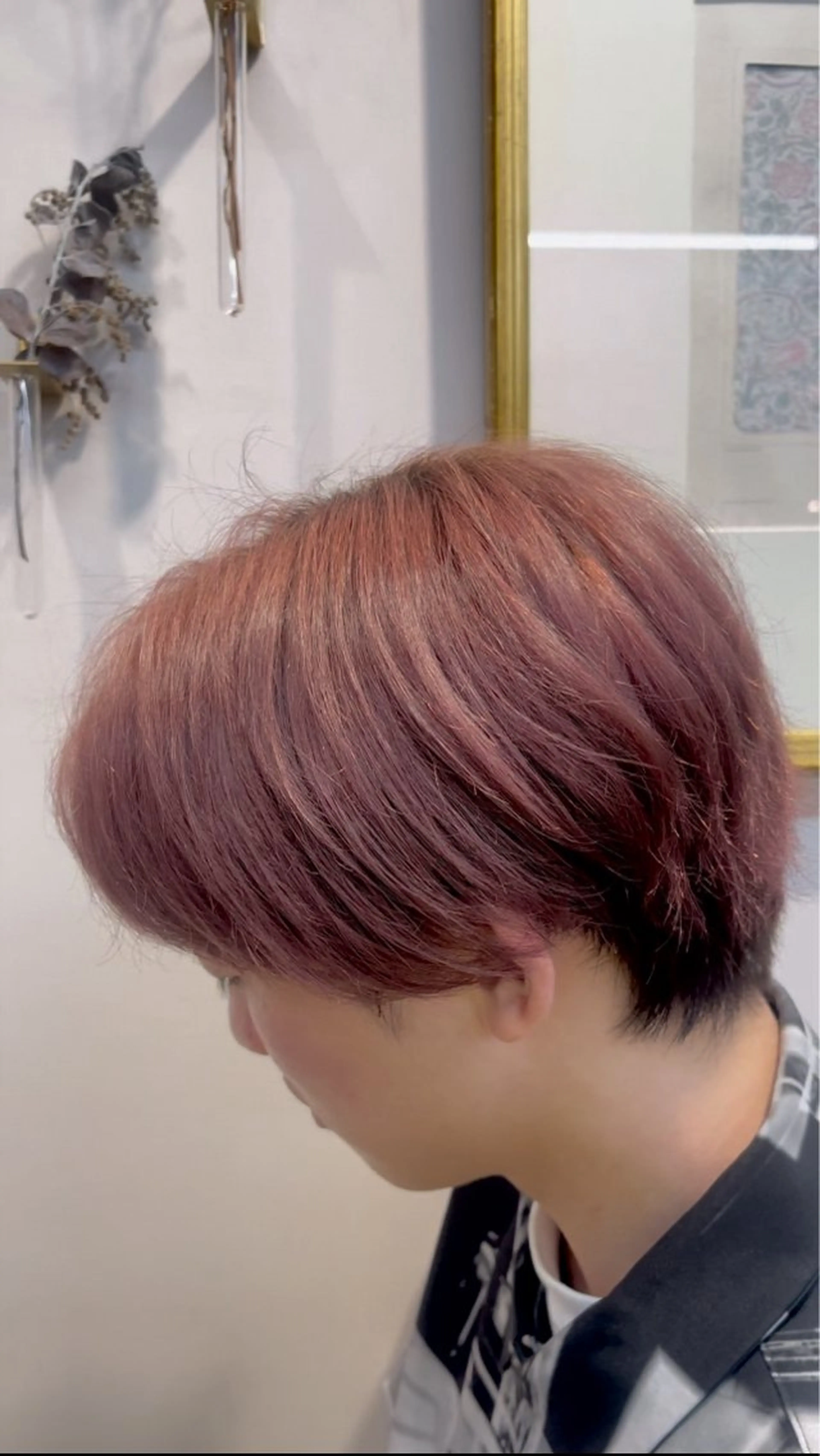 ショート カラー ヘアカラー トリートメント heel SENGAWAのヘアスタイル