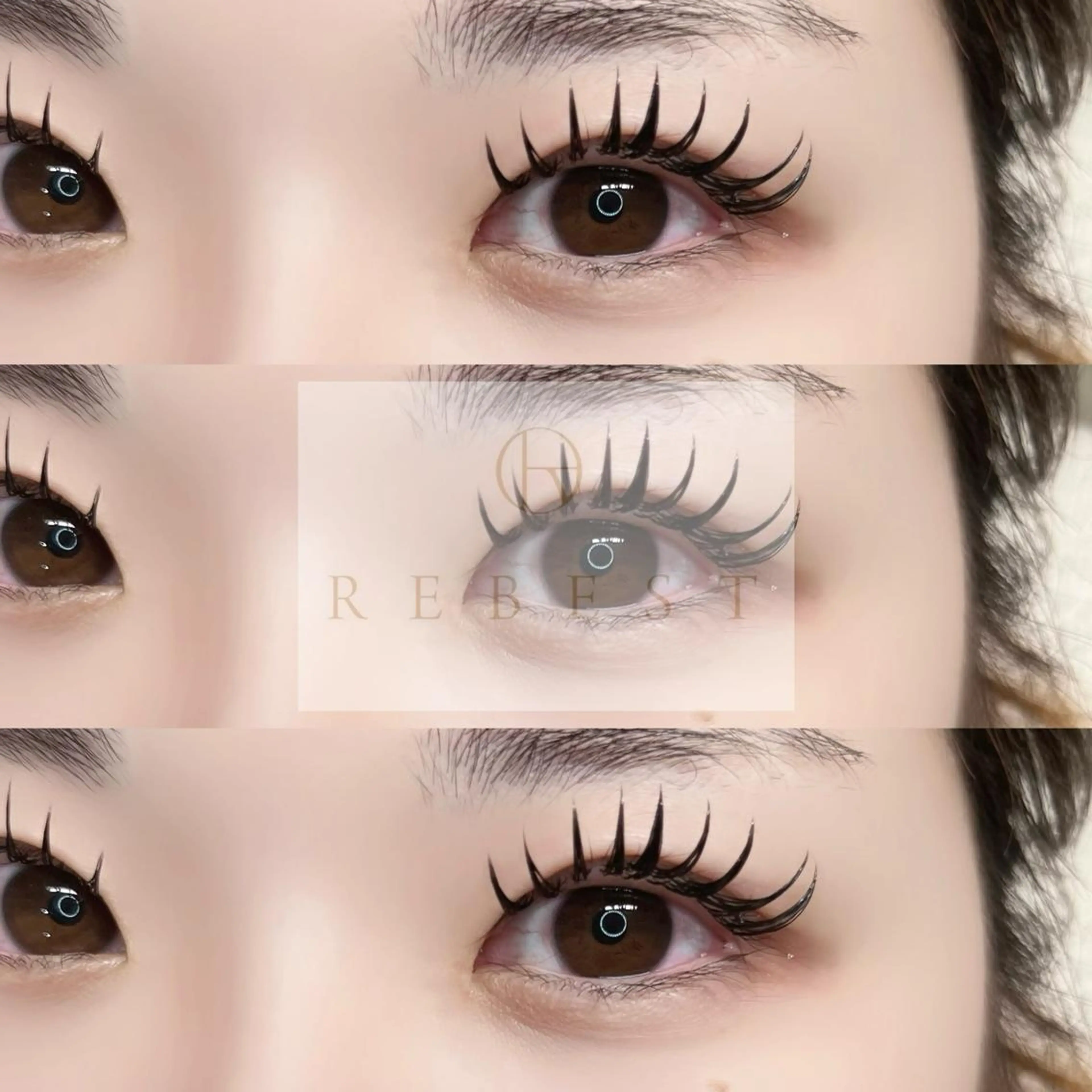 マツエク・マツパ REBEST 四條畷店のマツエク・マツパデザイン