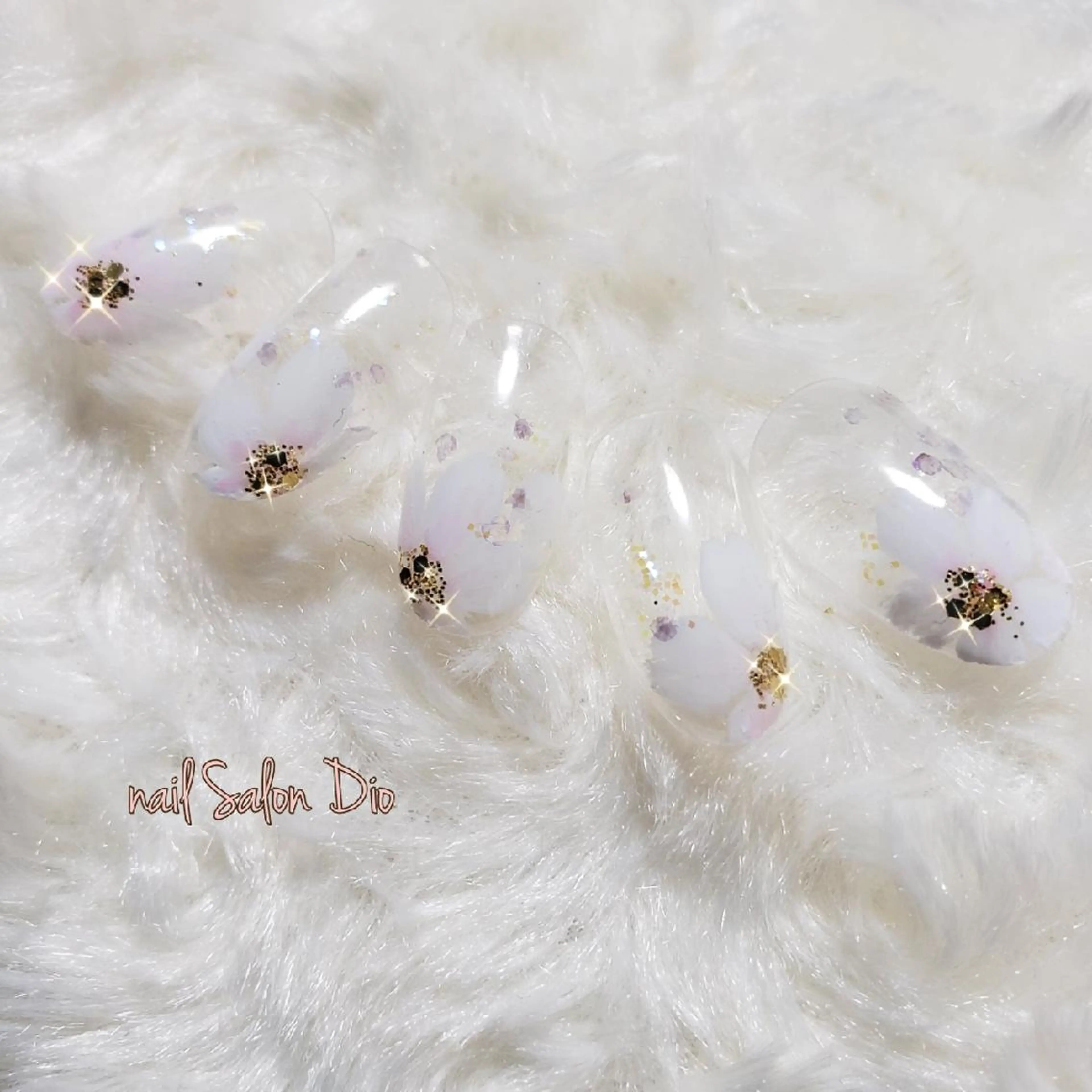 ネイル 桜ネイル フレンチネイル Nail salon Dioのネイルデザイン