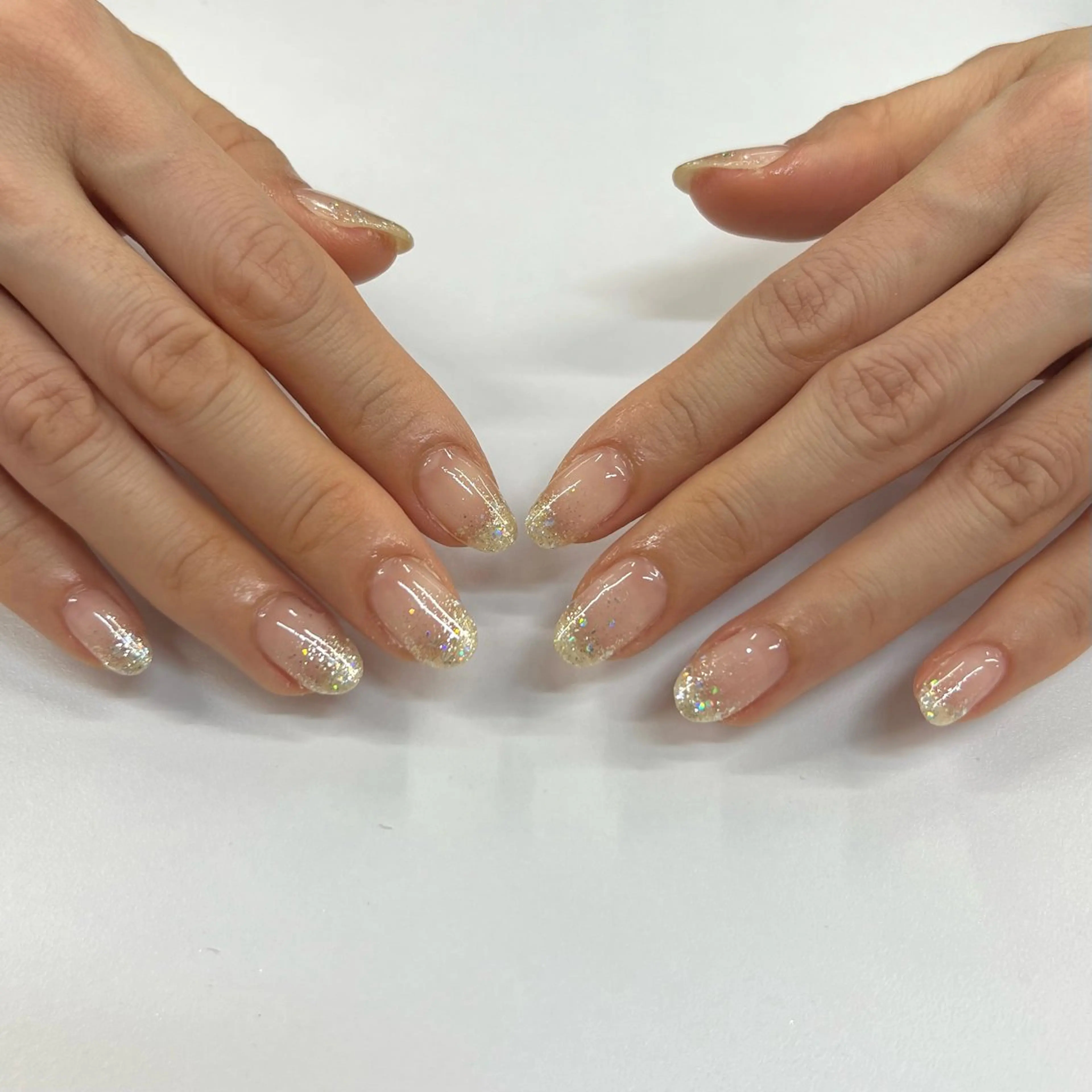 ネイル ラメ(グリッター) ラメグラデーション Tsuneyama yukaのネイルデザイン