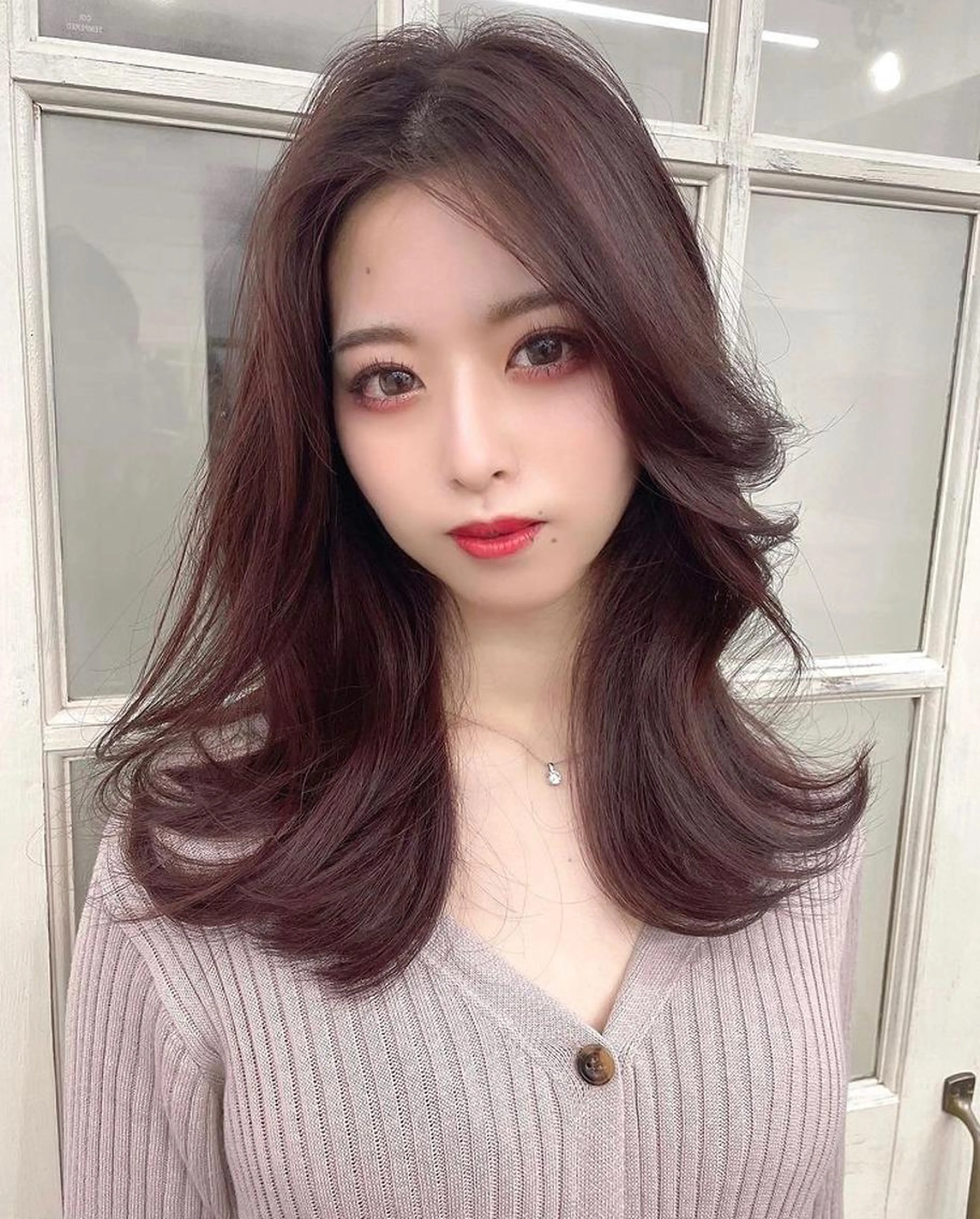 【人気no1👑】ワンカラー+高保湿トリートメント+巻き下ろし【韓国/レイヤー/カラー】の写真