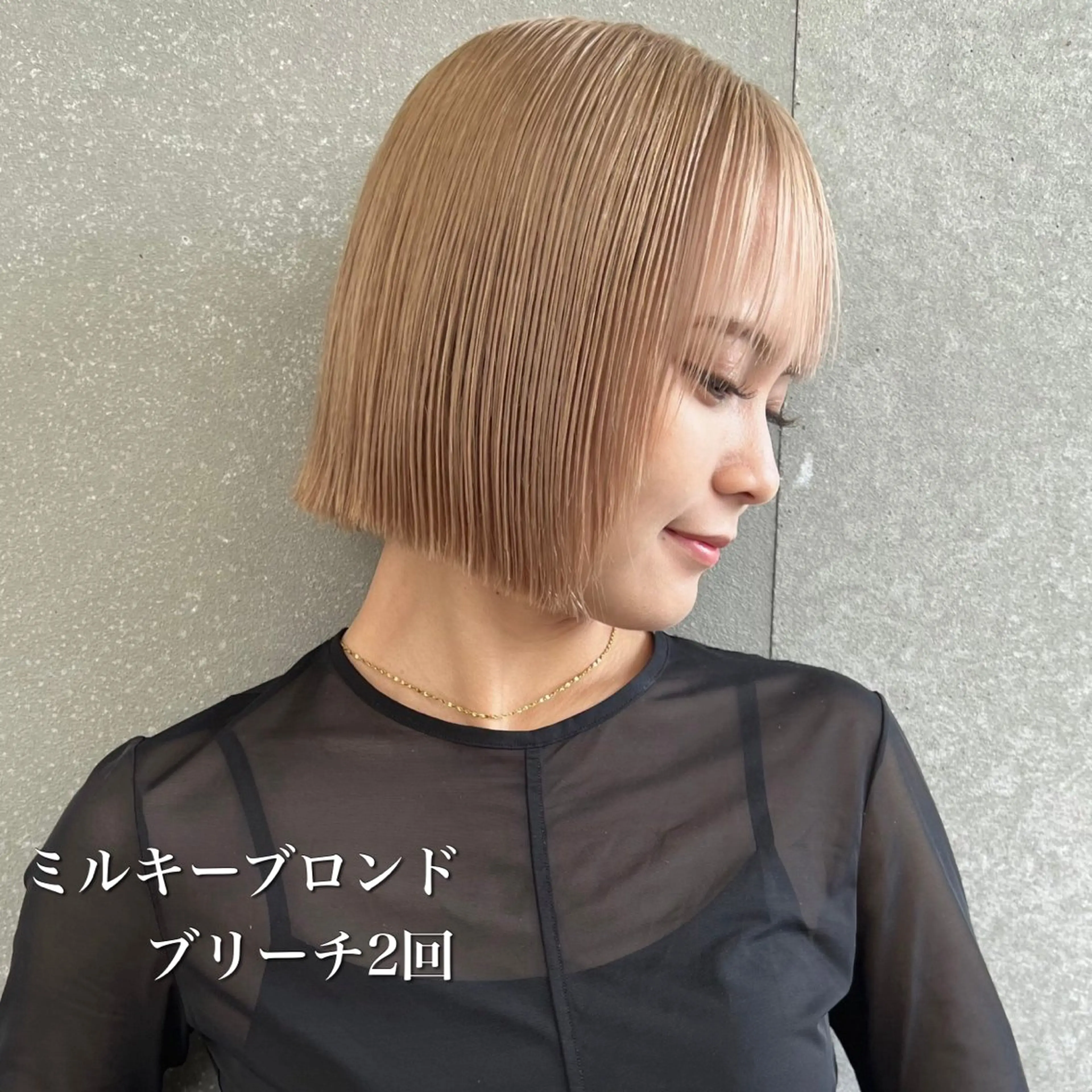 ショート カラー ブリーチ ブロンド ハイトーンカラー ヘアカラー トリートメント ブリーチ特化 梅田本多翔のヘアスタイル