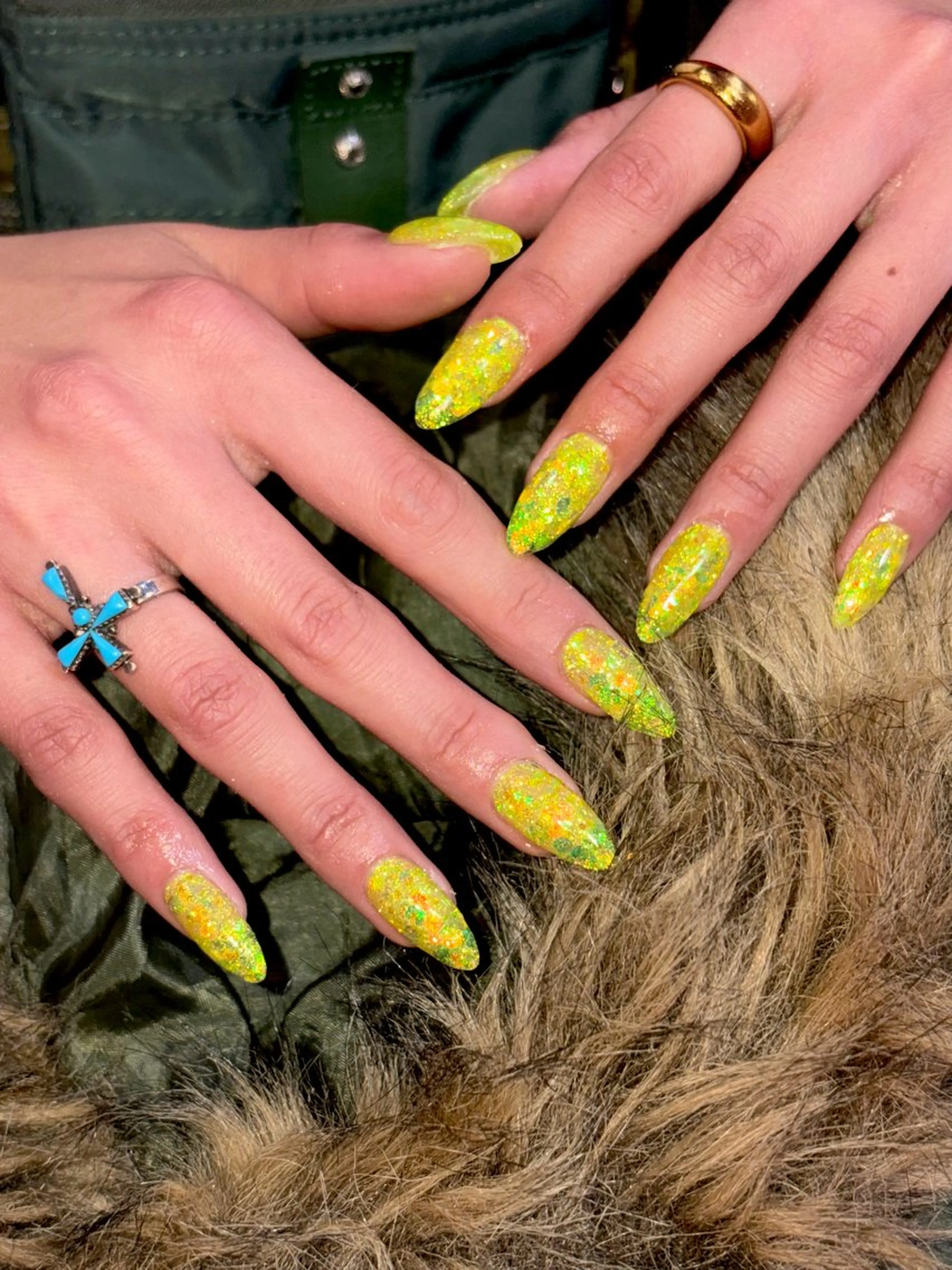 ネイル 韓国ネイル ラメ(グリッター) ハンドネイル PINS16✴︎ 原宿ネイリストumiのネイルデザイン