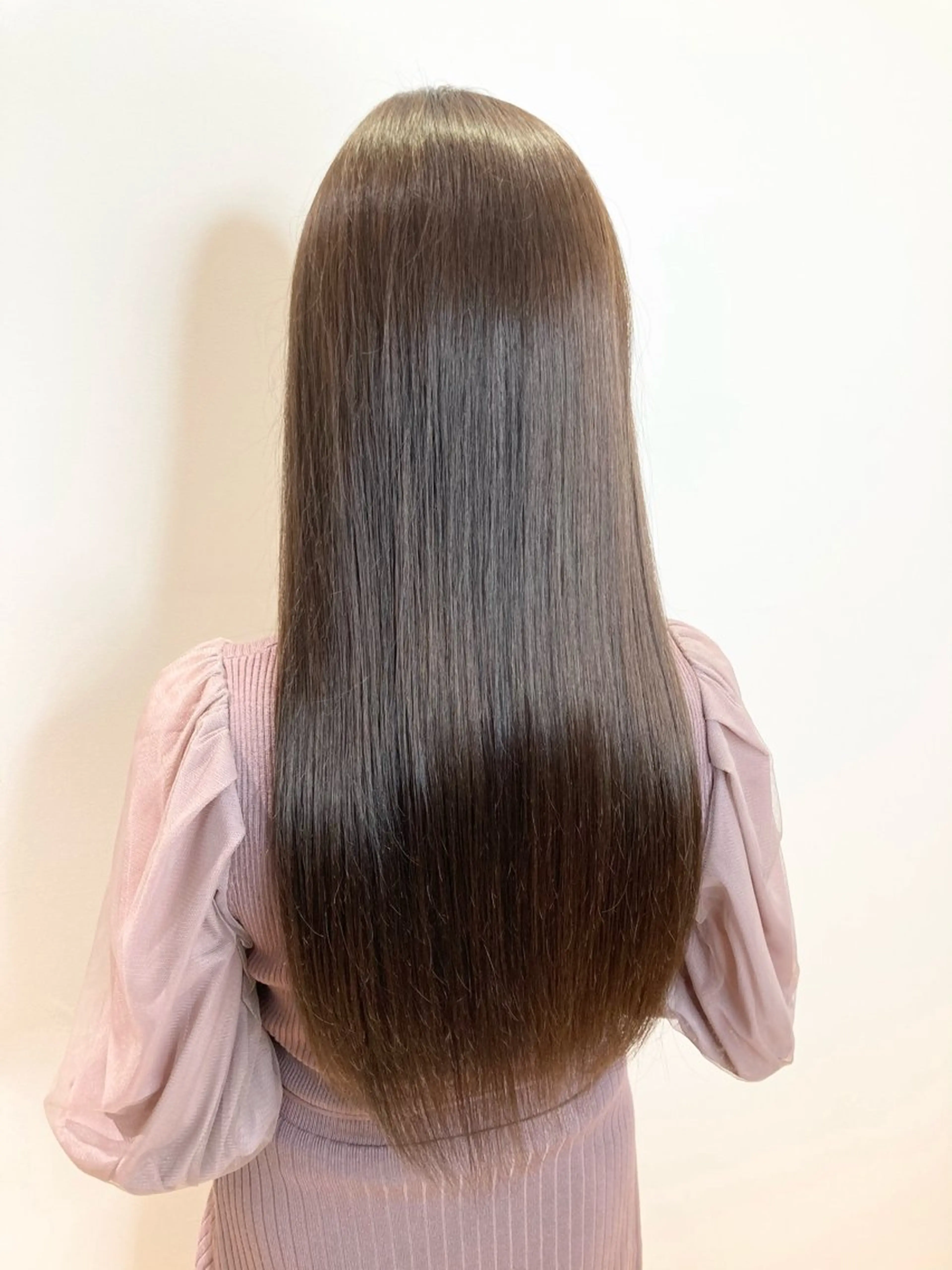 ロング カラー 髪質改善 髪質改善/艶カラー 縮毛矯正/みほのヘアスタイル