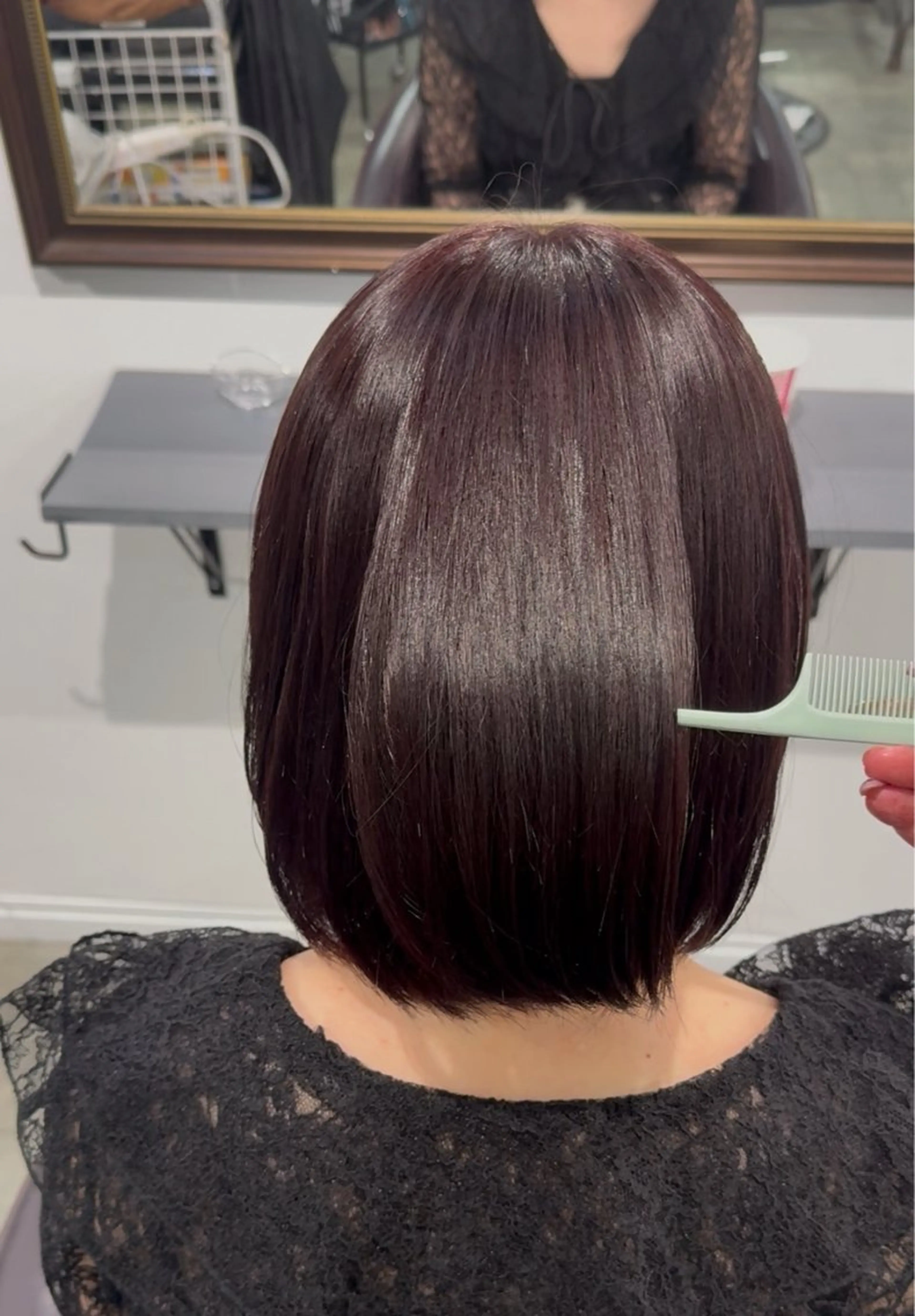 ミディアム カラー ブリーチ ブラウンカラー ブリーチなしカラー ピンクカラー ピンクブラウン ヘアカラー 【ili 梅田】 🐰清水 梨央🤍のヘアスタイル