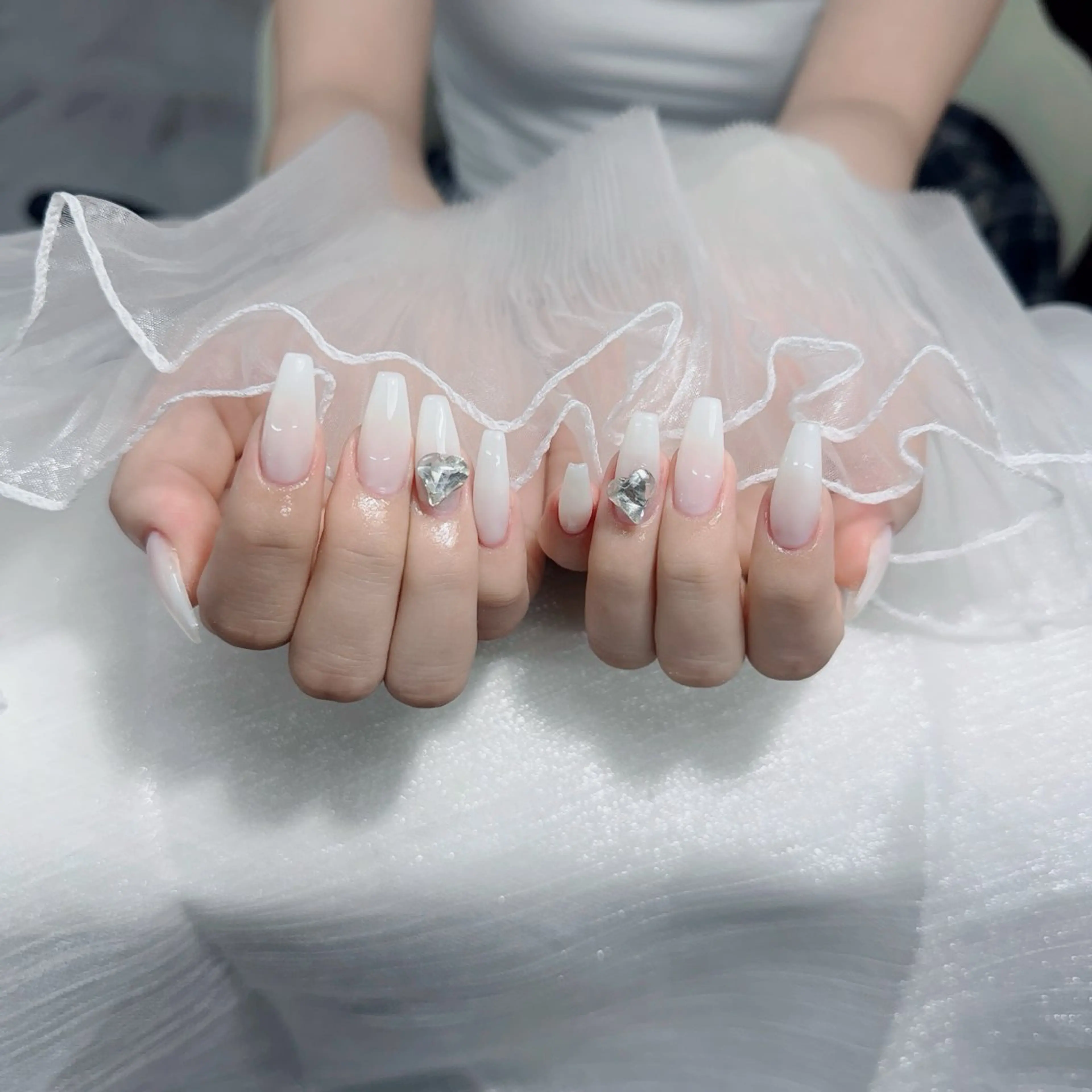 ネイル アートネイル フレンチネイル ジェルネイル 韓国ネイル マグネットネイル ハンドネイル Lenie Nail Salonのネイルデザイン