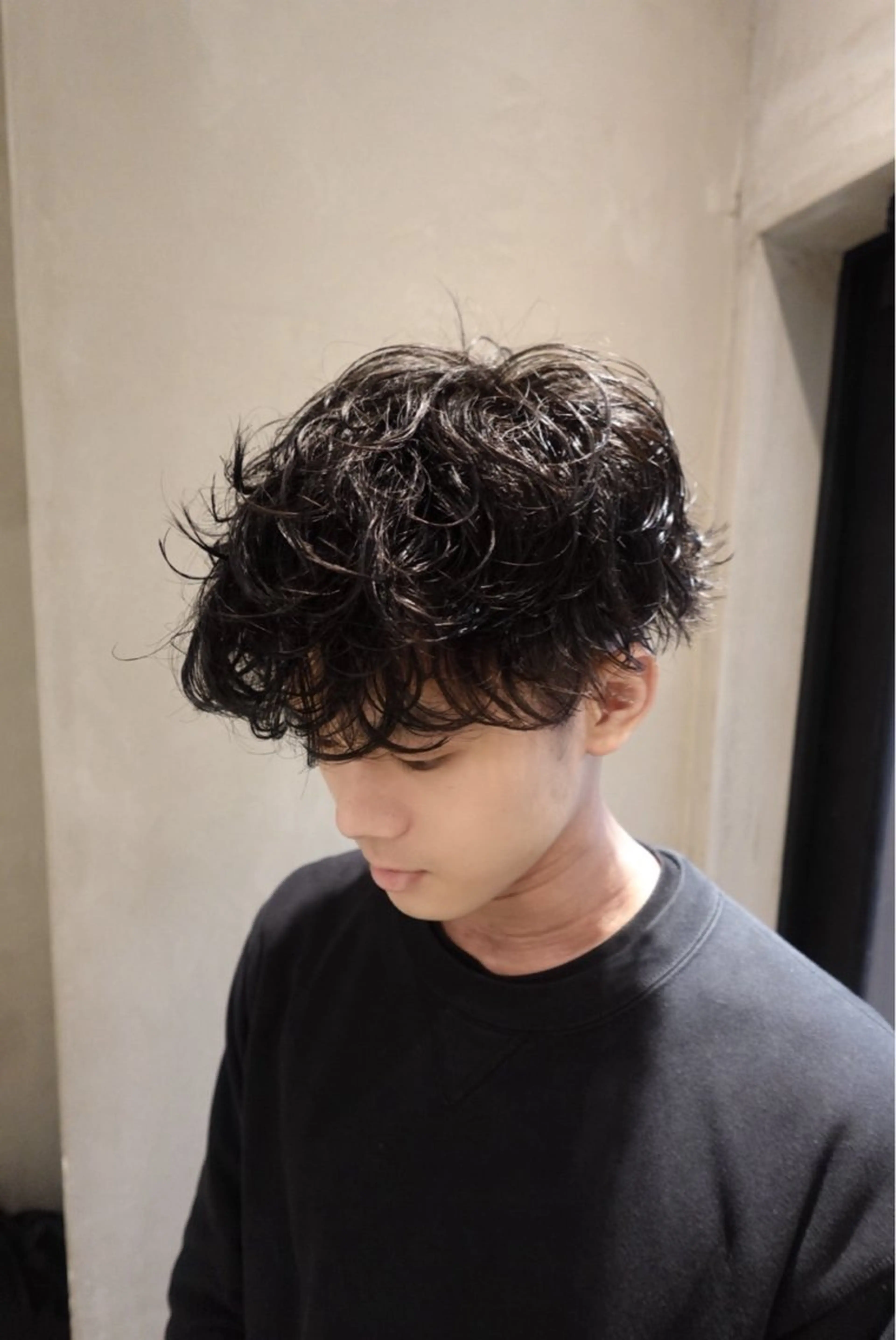 メンズ シャドウパーマ/新宿 /女子パーマ/和真のヘアスタイル
