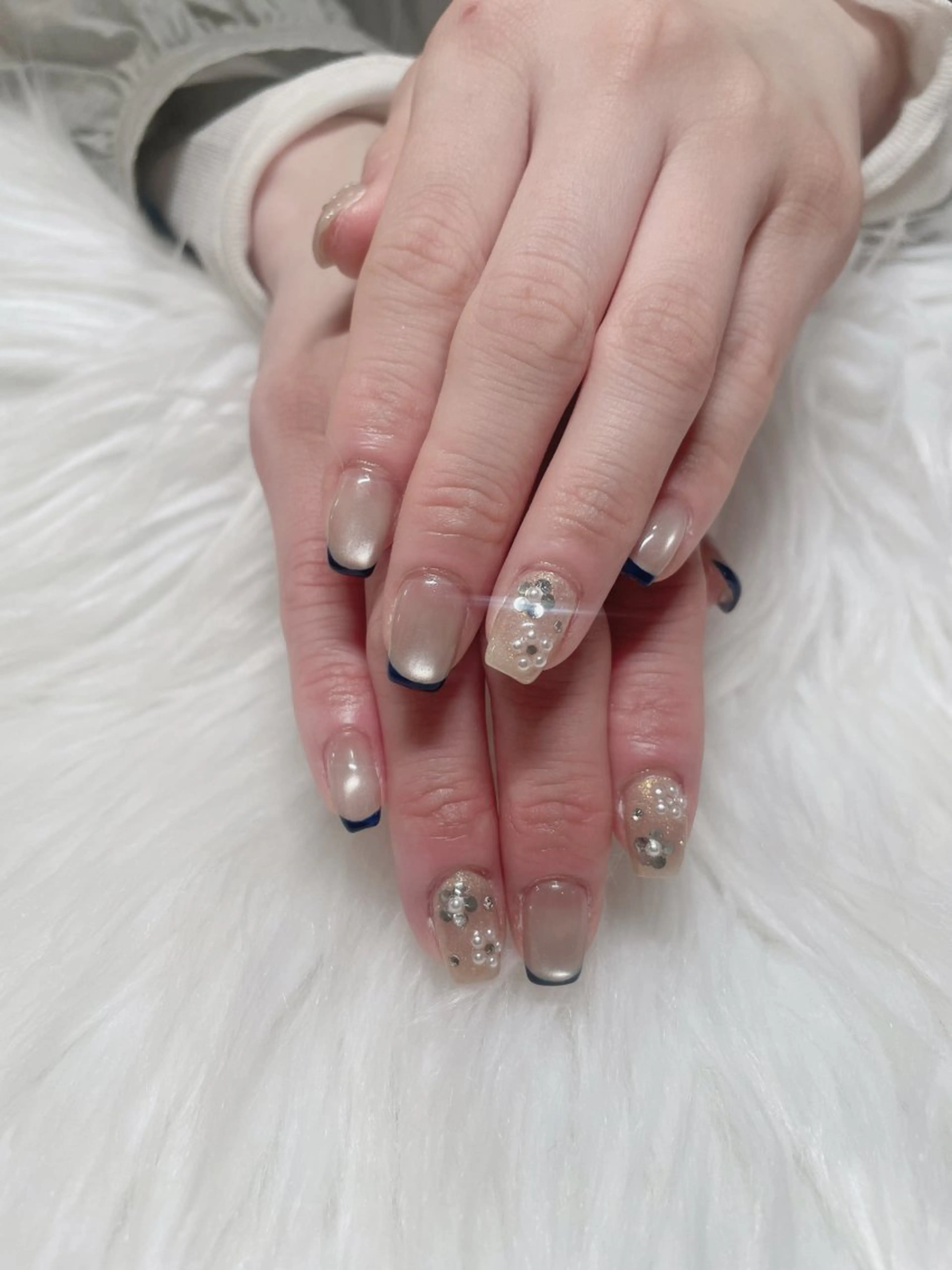 ネイル 春ネイル 🤍ruru🤍 ガーリーネイル🎀のネイルデザイン