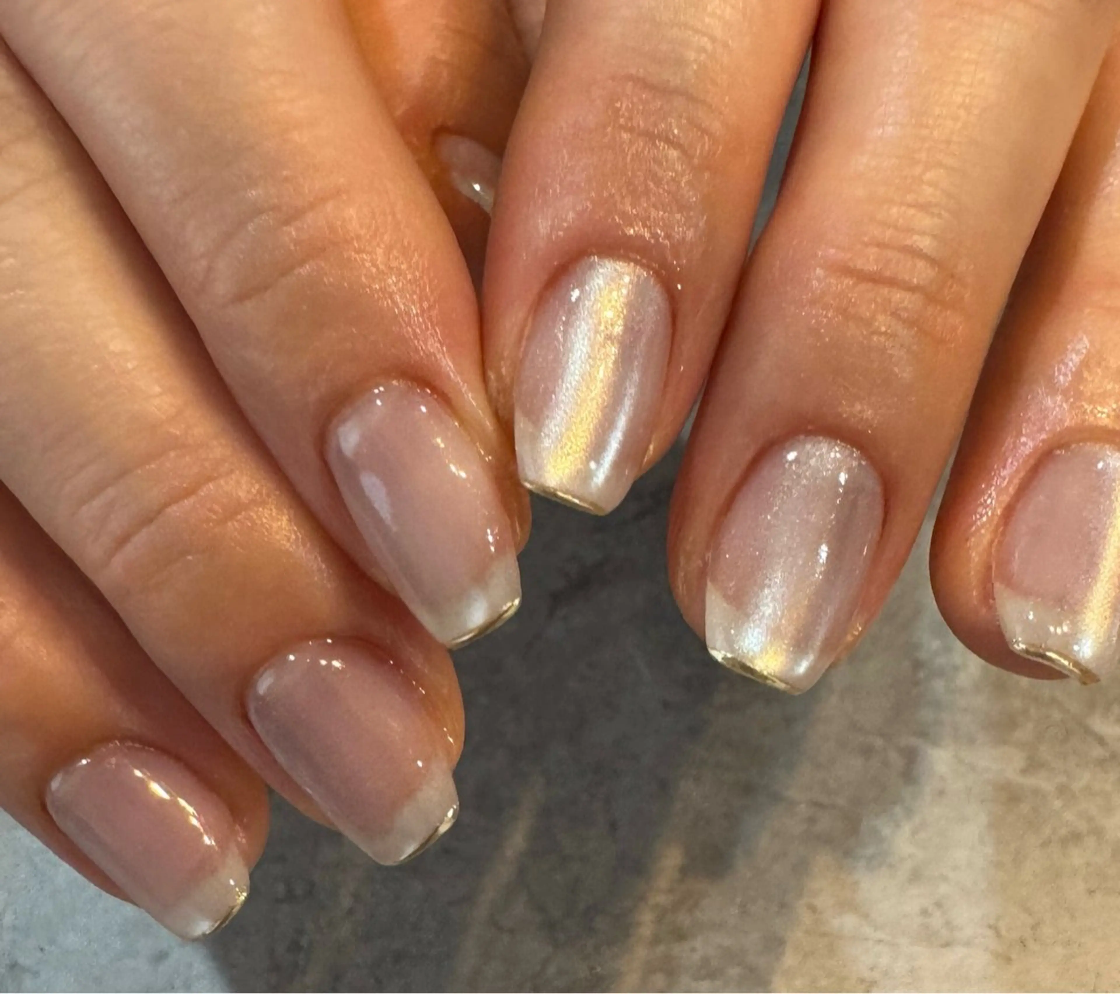 ネイル ミラーネイル ハンドネイル Blé nailのネイルデザイン