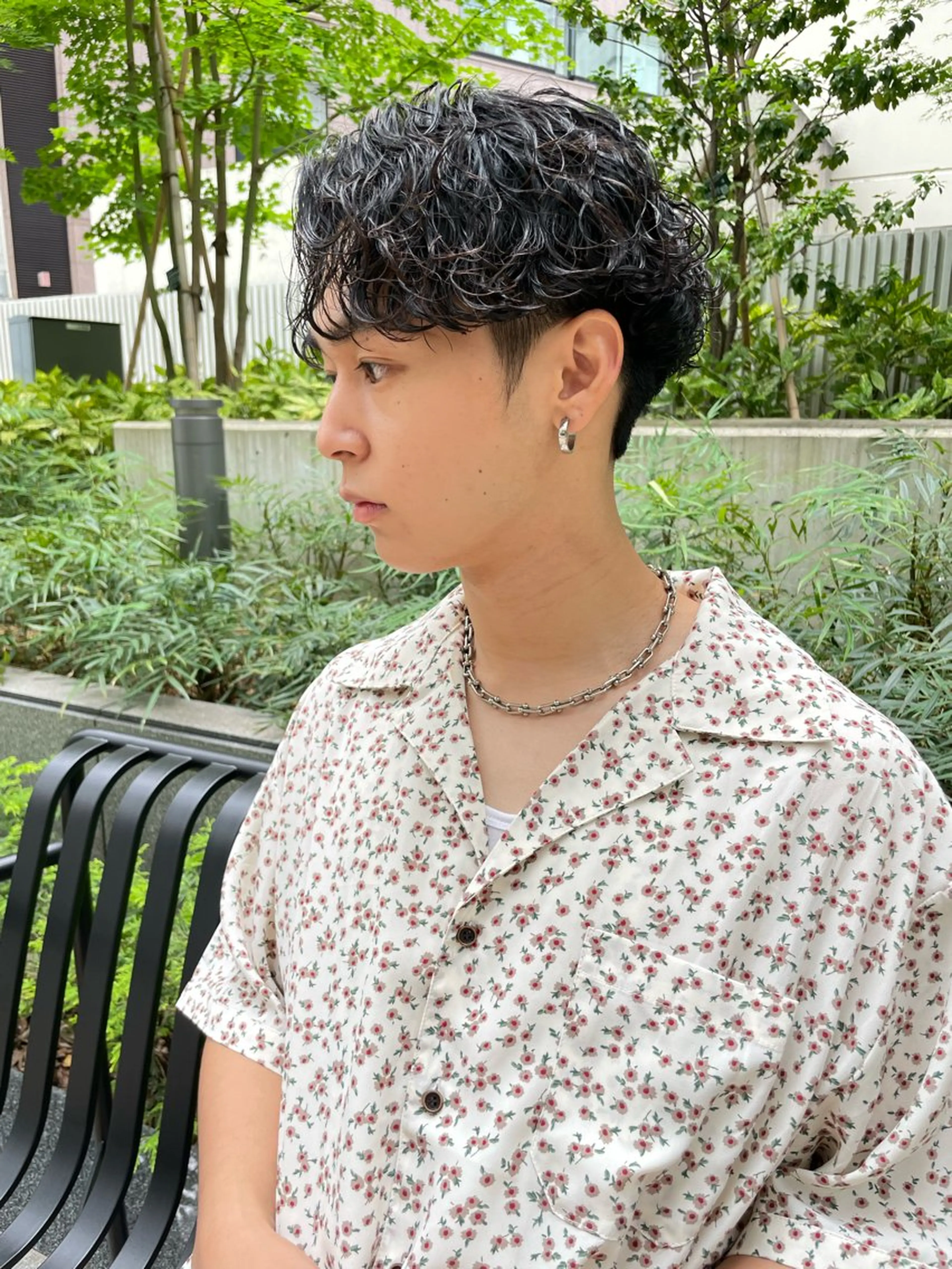 ショート パーマ メンズ カット パーマ トリートメント 亀井隆汰/メンズ専門 パーマ特化美容師のヘアスタイル