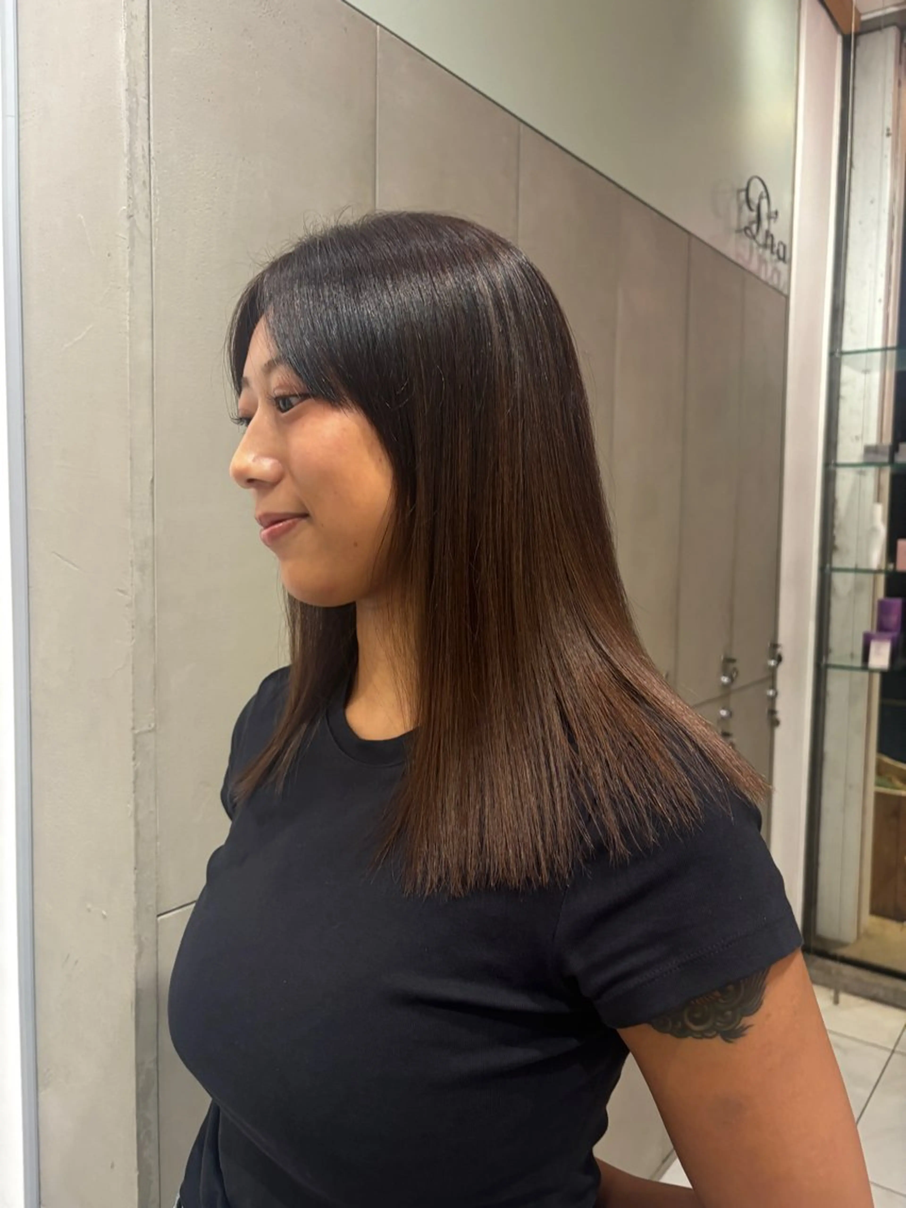 ミディアム ️🩵RINKA/ 艶color🩵のヘアスタイル