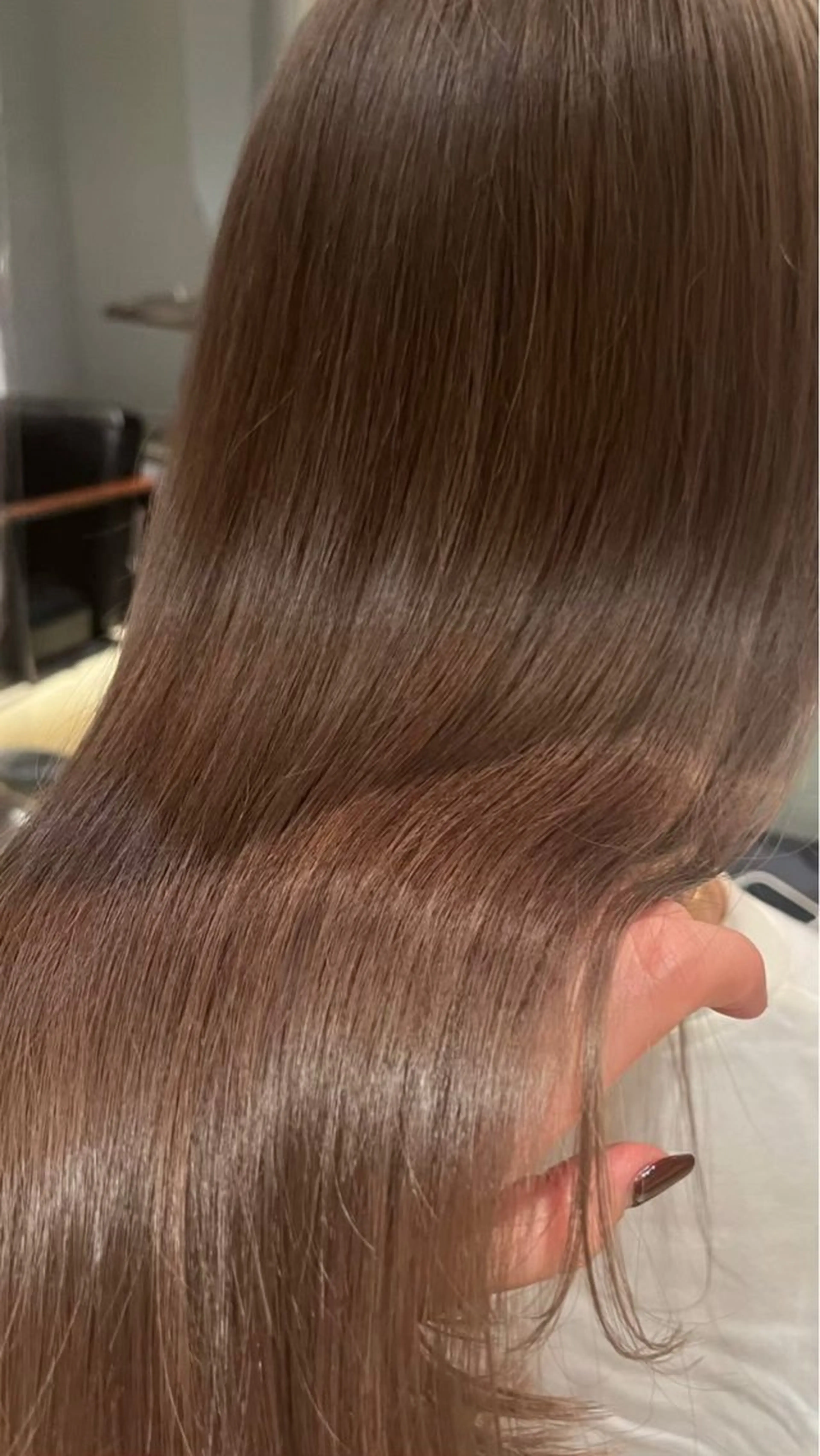 ロング 縮毛矯正 hana /ナチュラルカラーのヘアスタイル